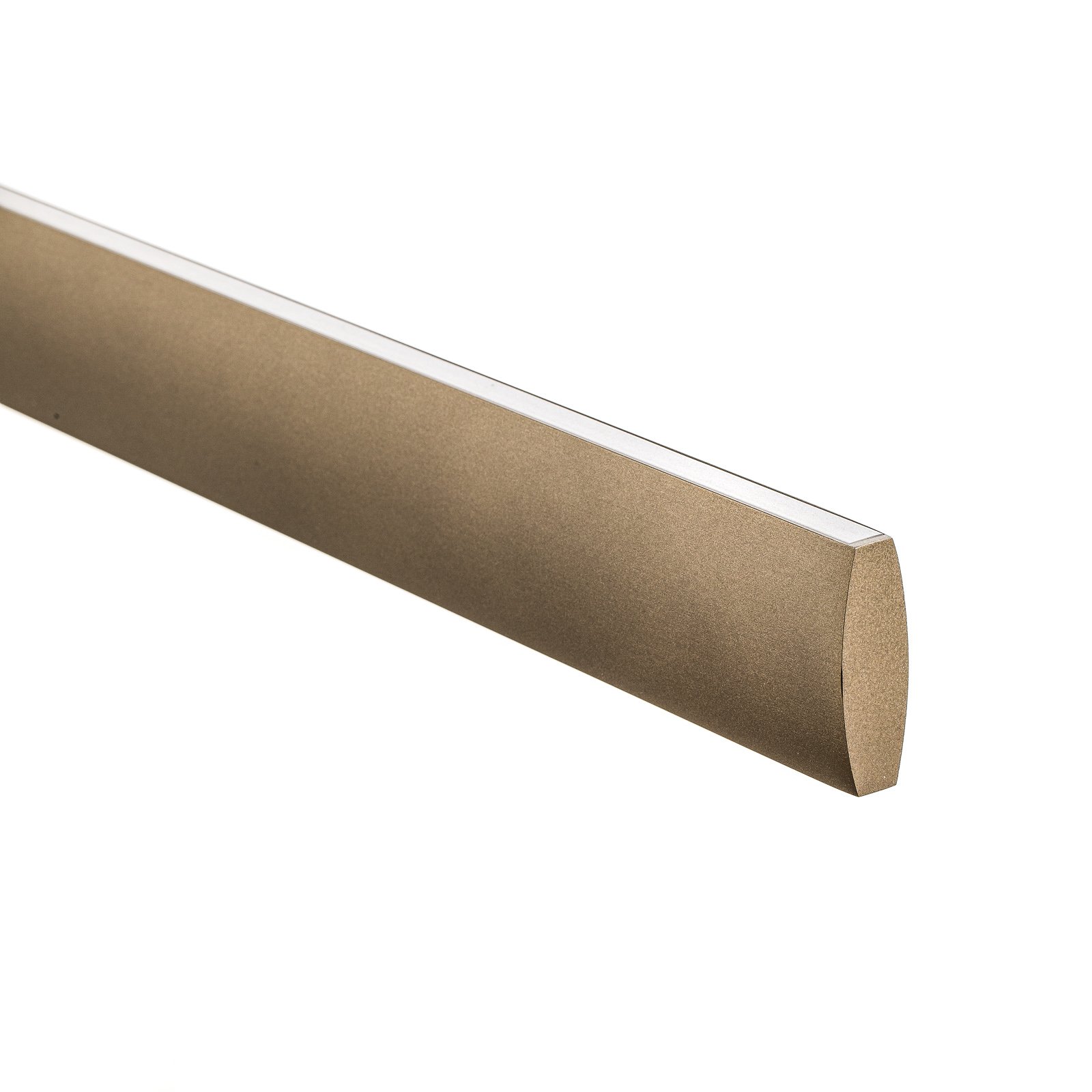 Lámpara colgante LED Runa, bronce, longitud 152 cm