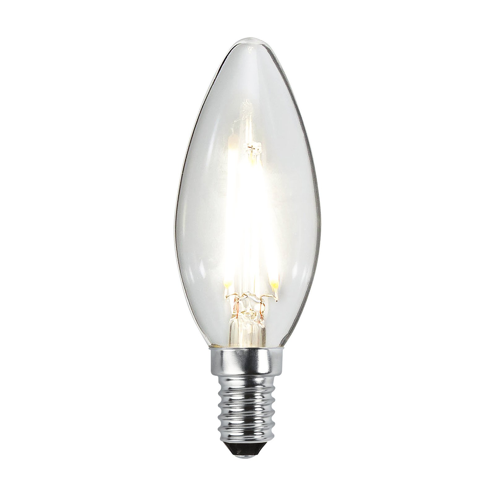 Bec LED lumânare E14 B35 2W 2.700K filament 250lm