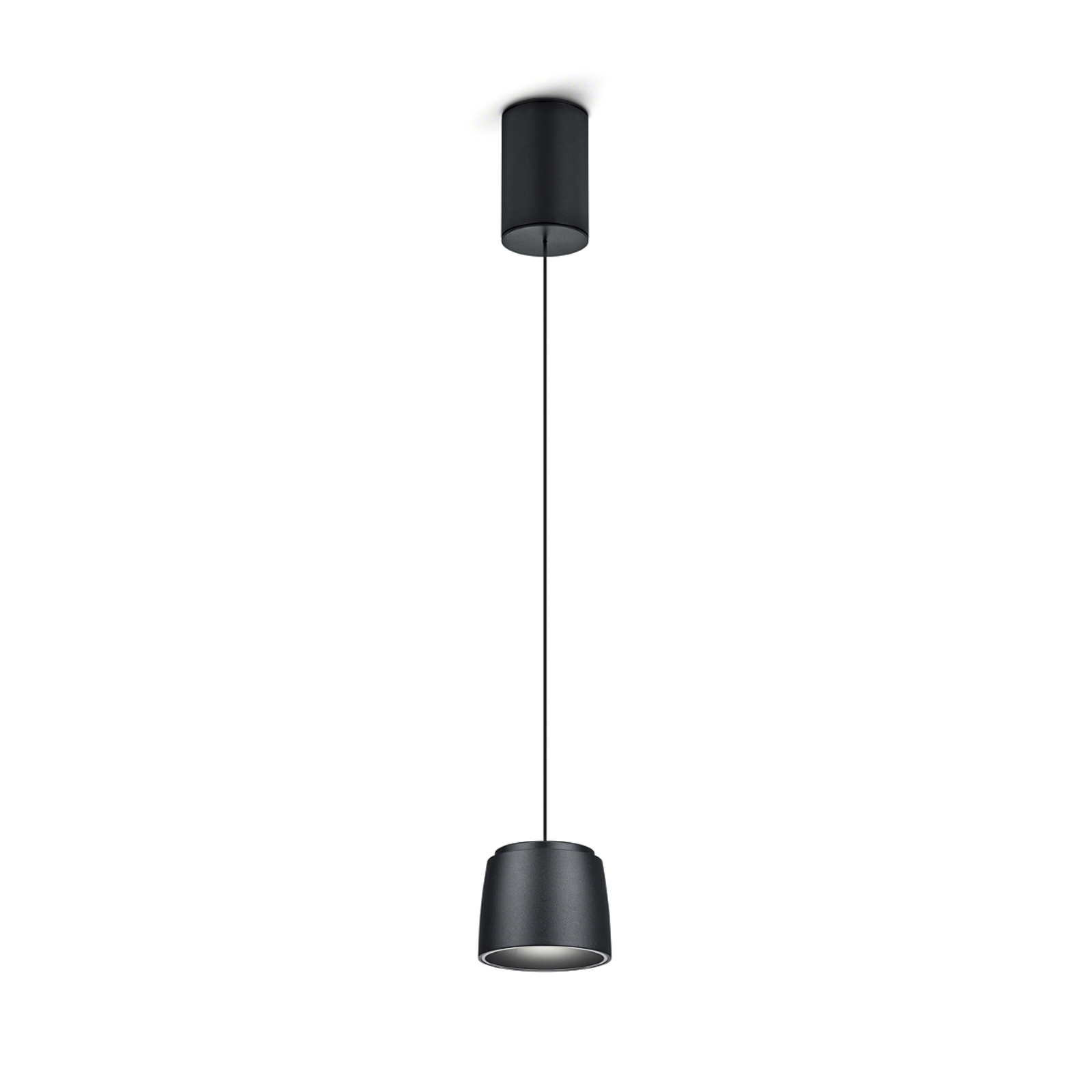 Helestra Ove LED κρεμαστό φωτιστικό Ø9.5cm 927 μαύρο
