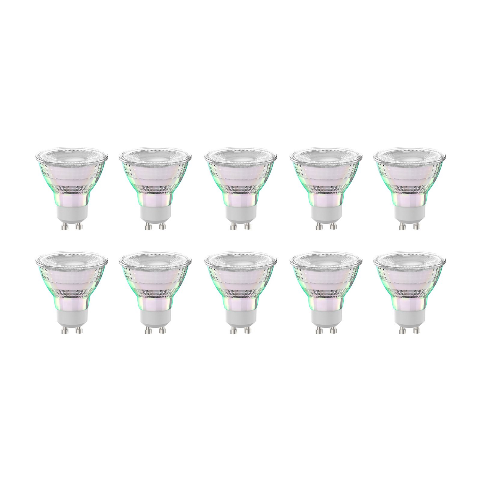 Arcchio LED izzó GU10 4.7W 2700K 850lm üveg 10 darabos készlet