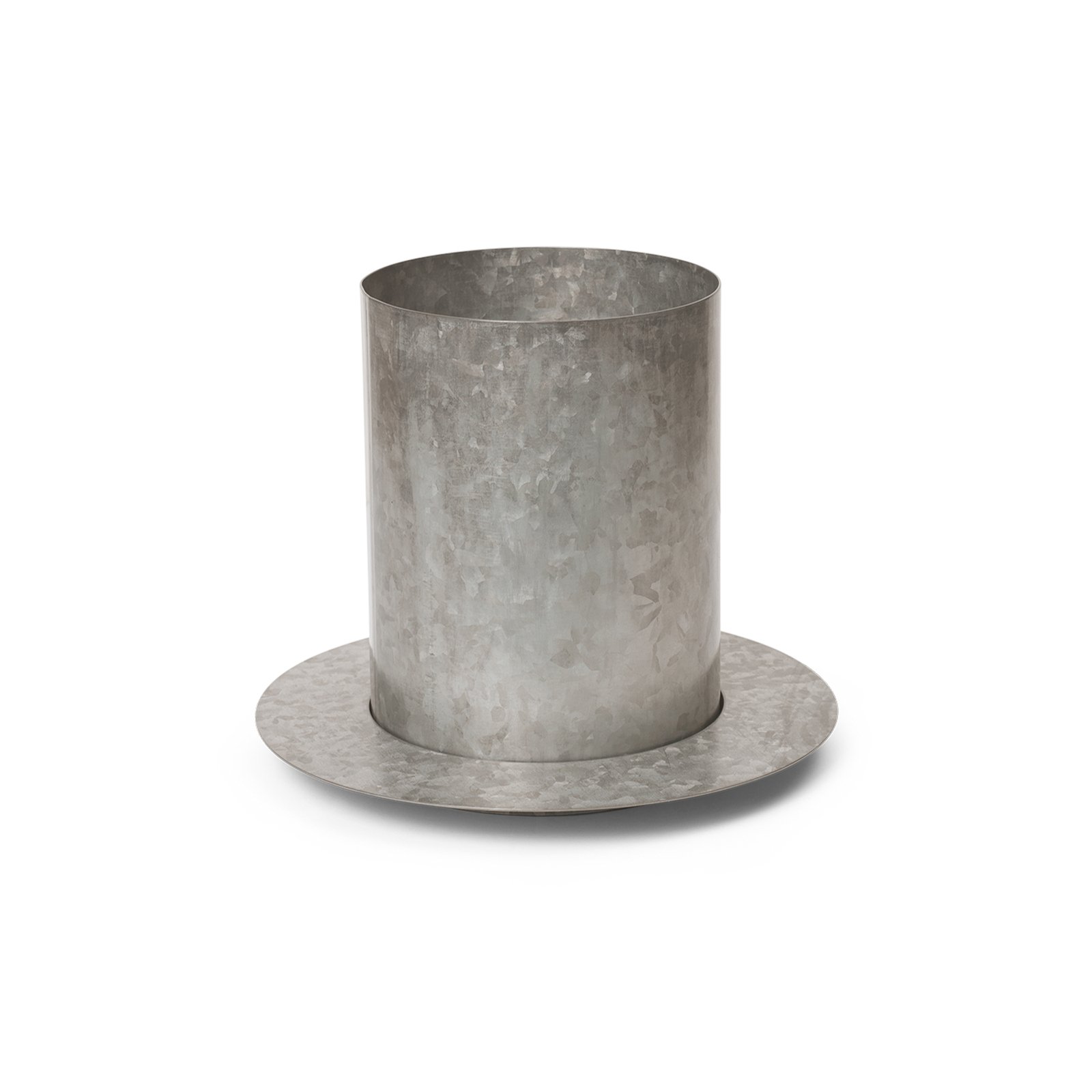 ferm LIVING Auran urtepotte, grå, højde 21 cm, jern