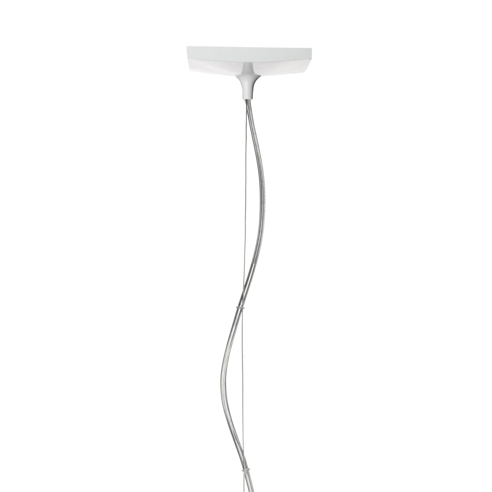 "Kartell Light-Air" LED pakabinamas šviestuvas, skaidrus