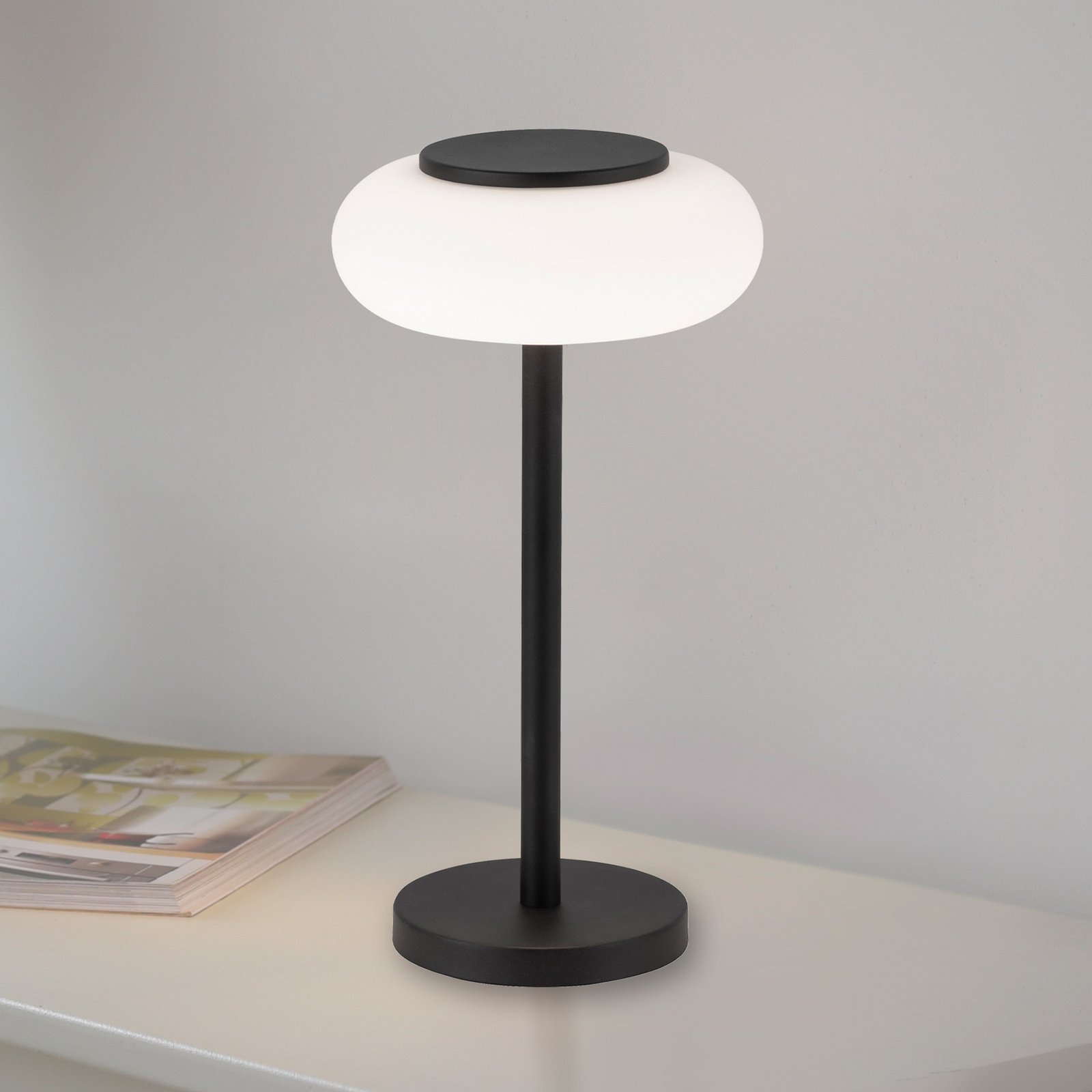 Paul Neuhaus Q-ETIENNE lampe à poser LED, noire