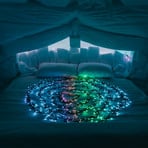 Twinkly LED lichtketting, RGB, zwart, 400 lampjes, 6m