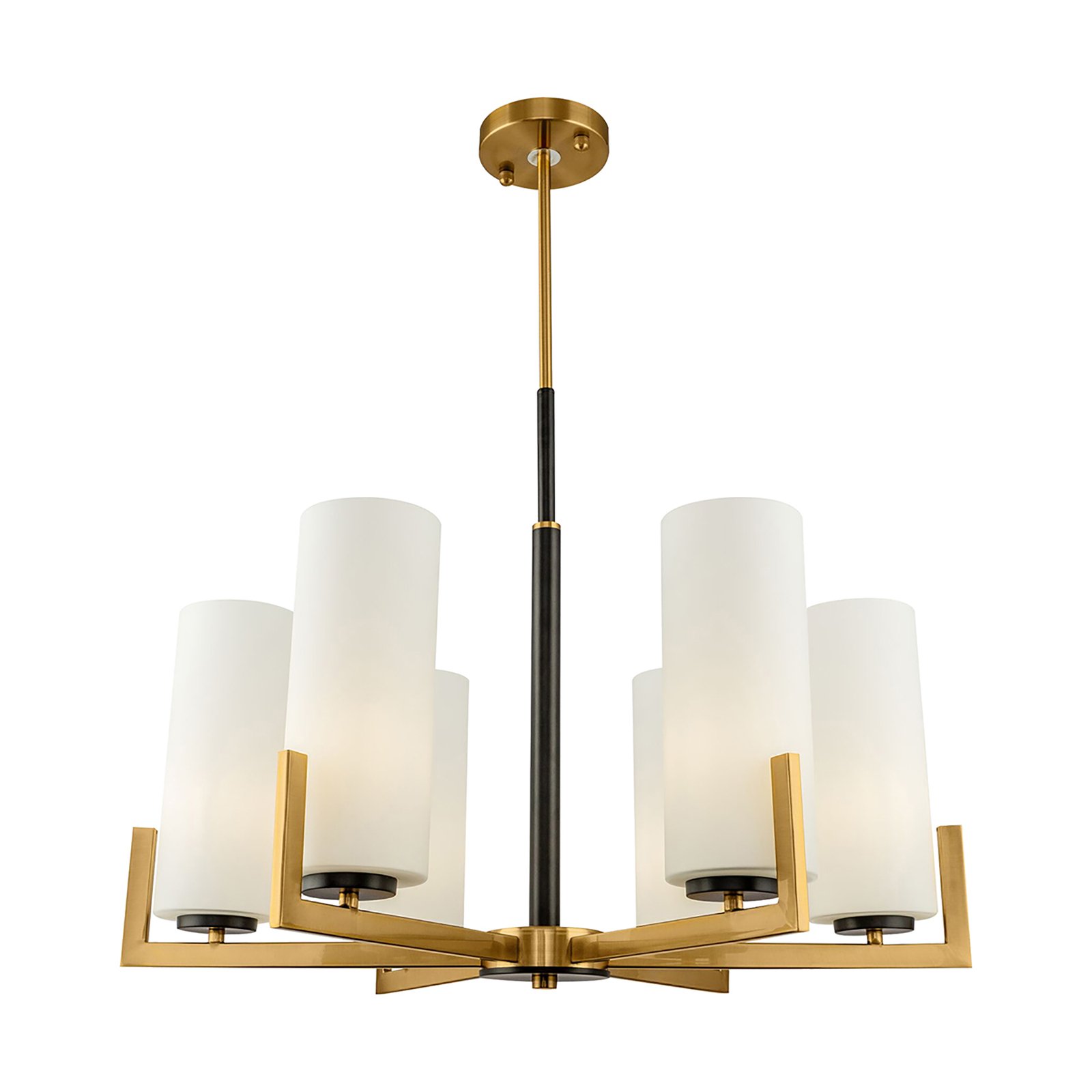 Maytoni Fortano Kronleuchter 6-flammig Glasschirme