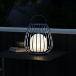 LED-bordlampe Jim To-Go, utendørs, blå