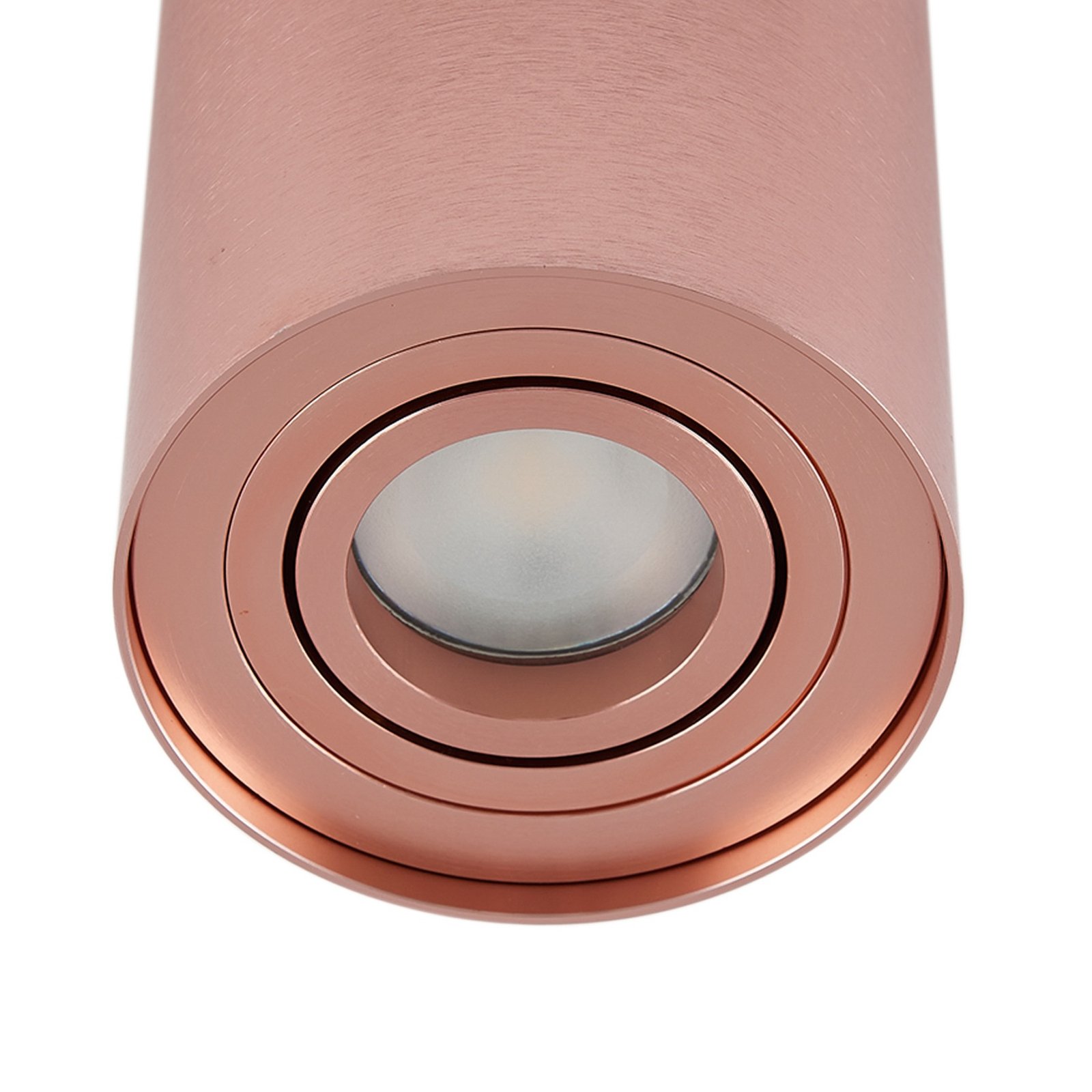 Arcchio downlight de techo Jolina, redondo, cobre, 13 cm, metal