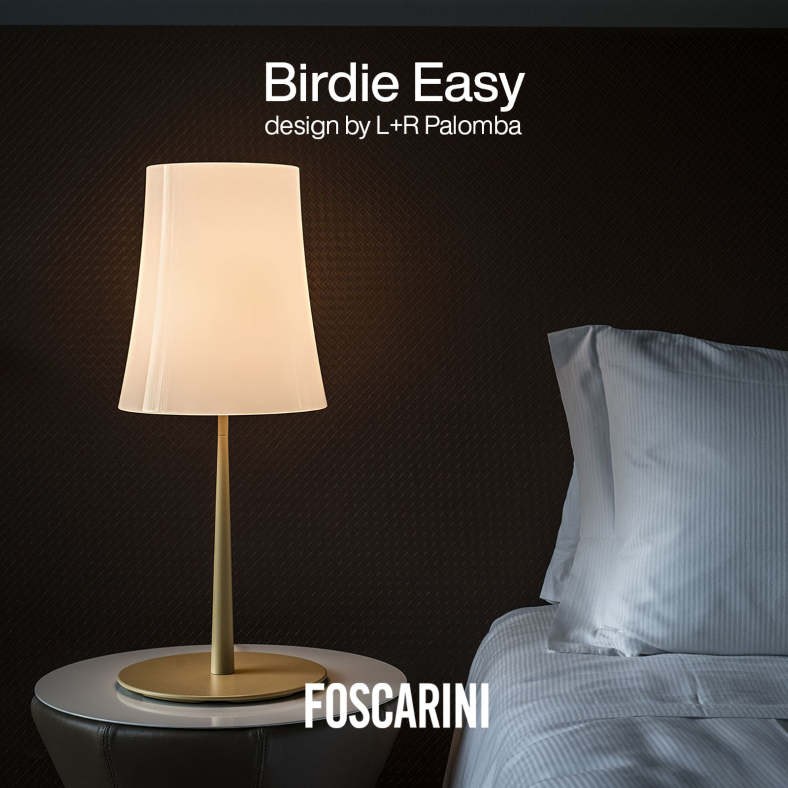 Foscarini Birdie Easy Grande lampă masă galb-nisip