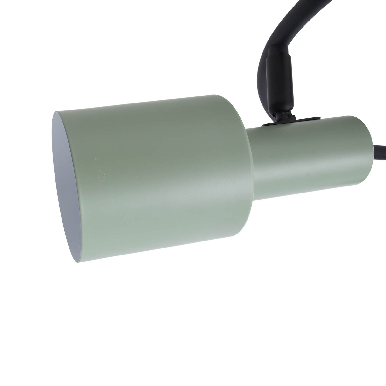 Lindby downlight Ovelia, grønn/svart, 3 lyskilder, E27