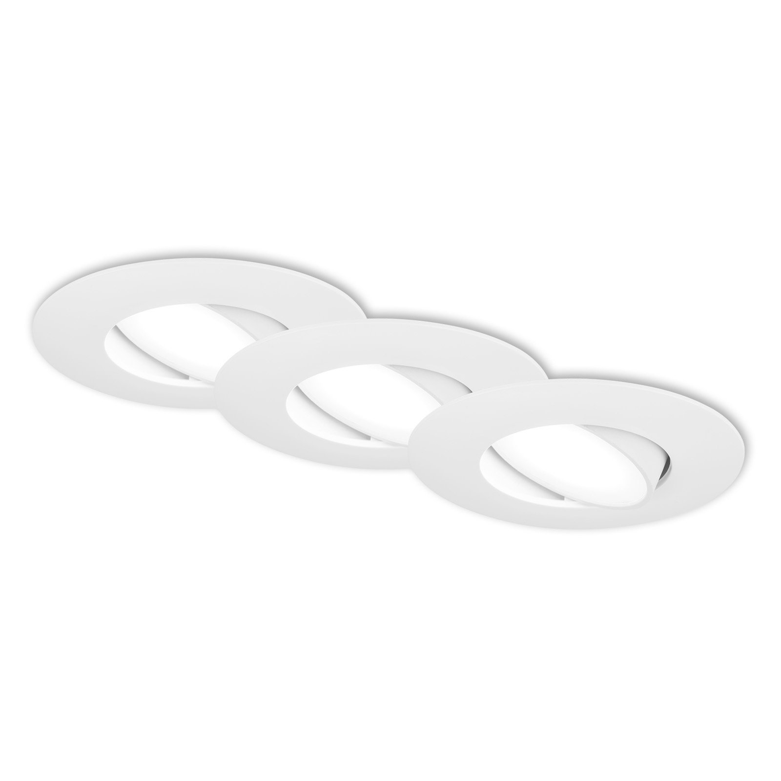 LED ugradbeni reflektor 7597 serija 3 IP65 4000 K bijeli