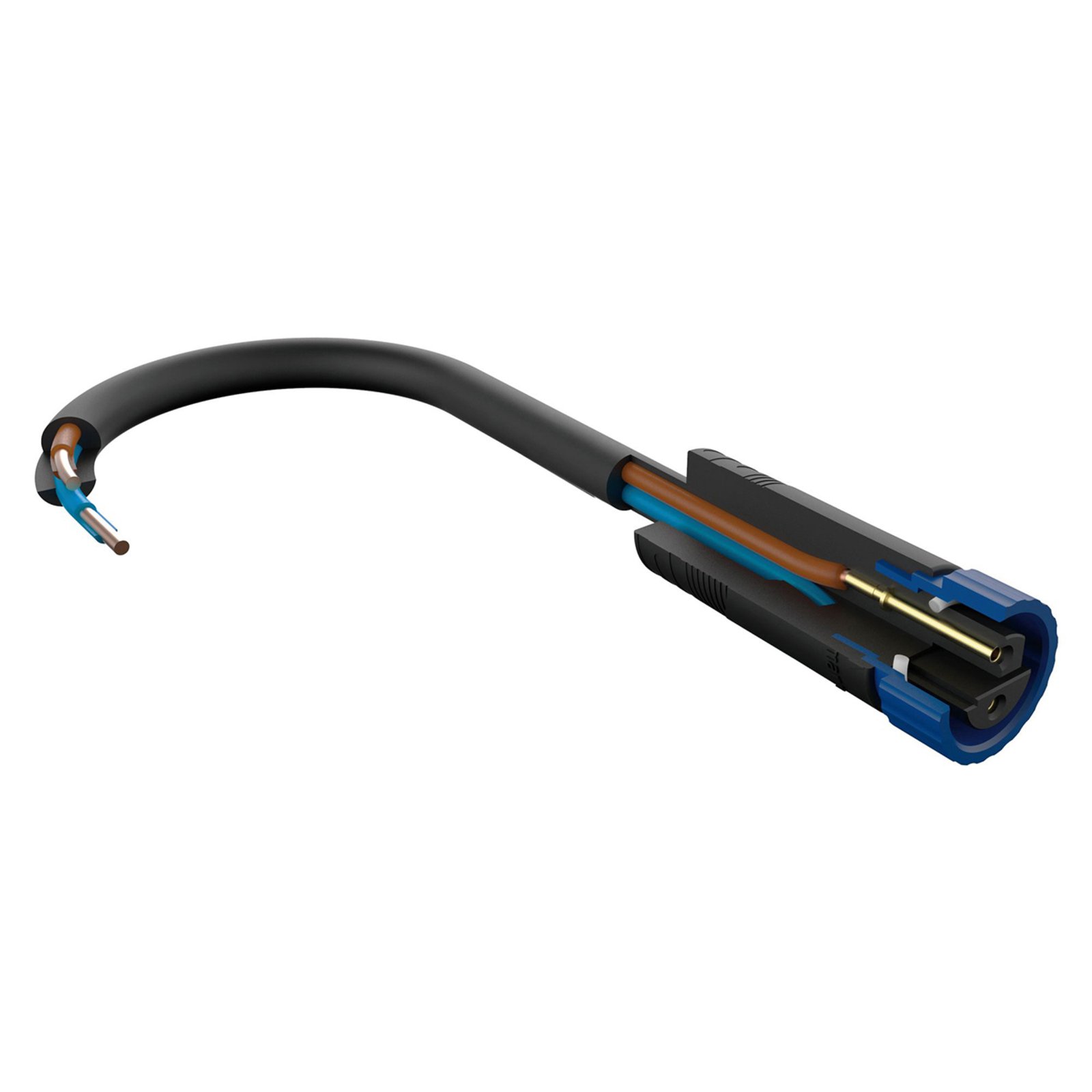 Paulmann Plug & Shine 93927 Cable de 5 m, 1 entrada/2 salidas