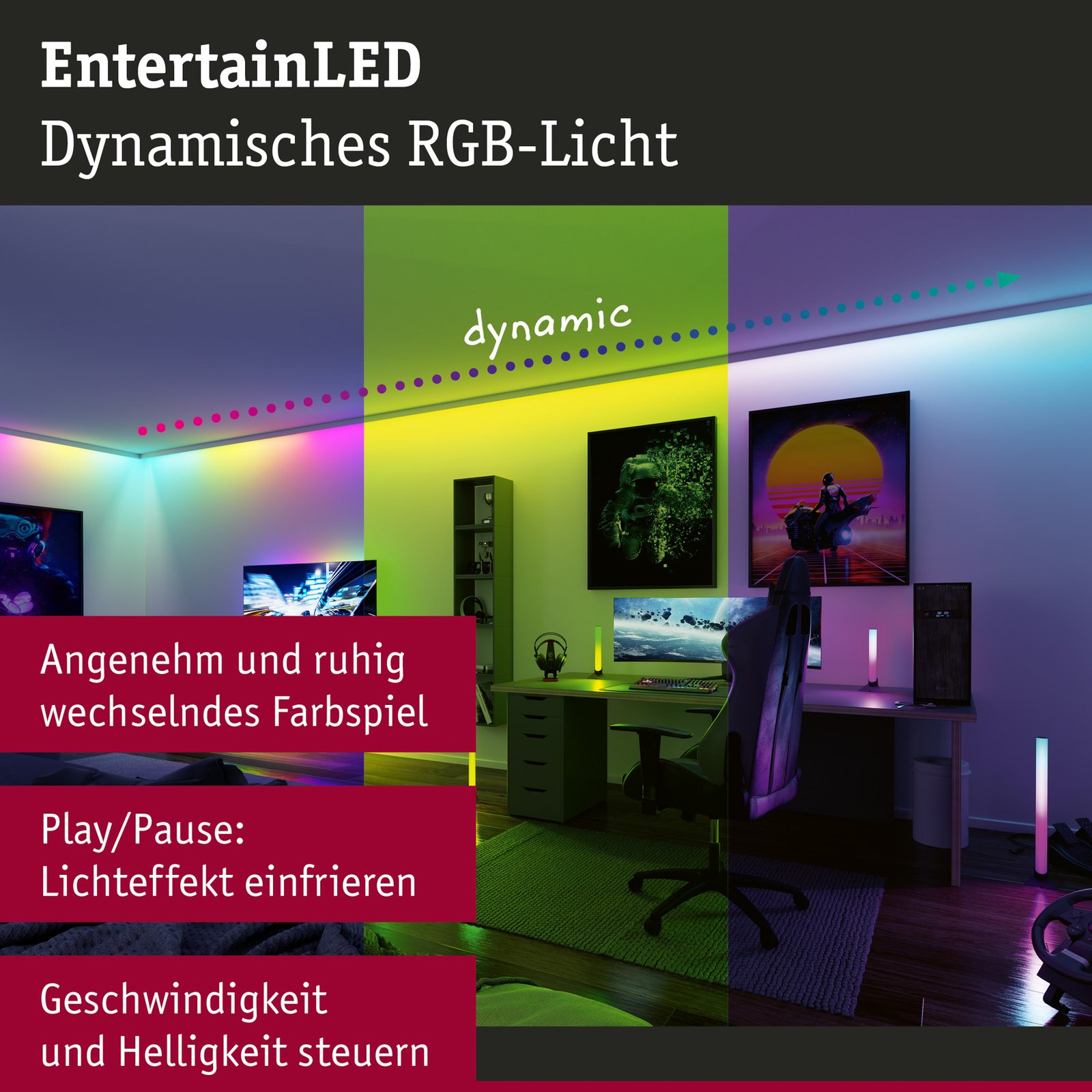 Paulmann EntertainLED LED-Strip, RGB, Set, 5m