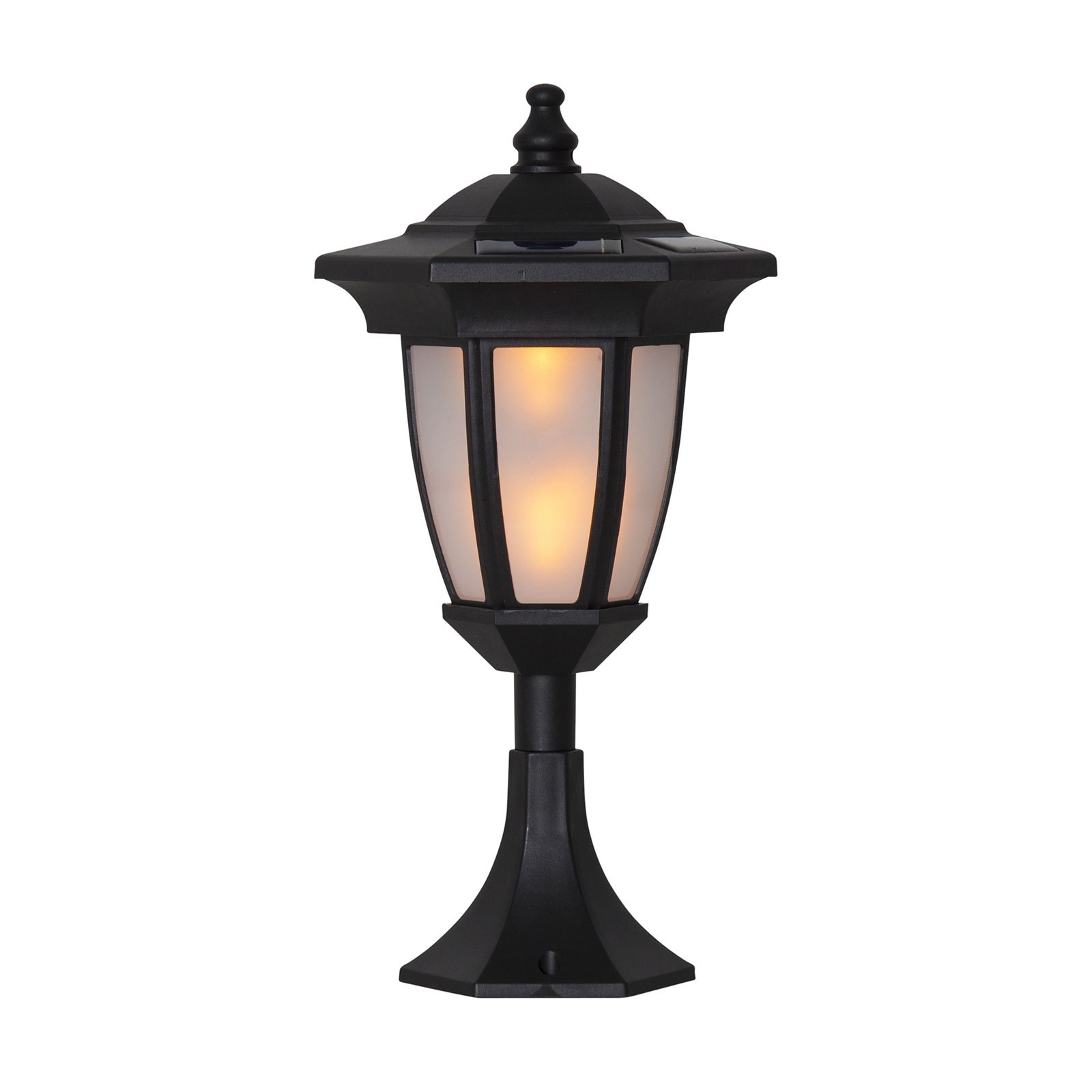 Sončna luč LED Flame, 4 v 1, črna