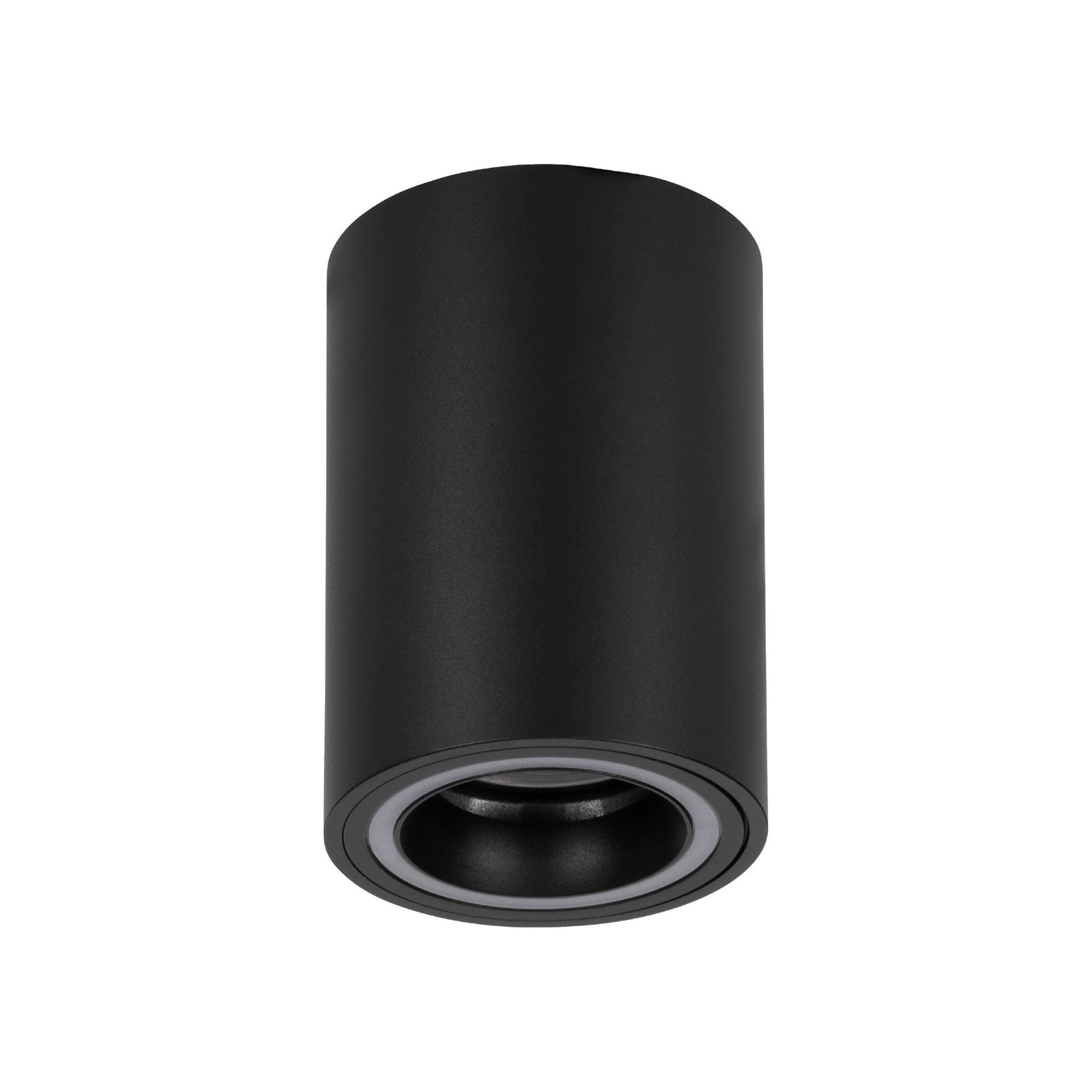 Plafonnier LED Smart-ZIG Carosso-Z, noir, CCT, RVB