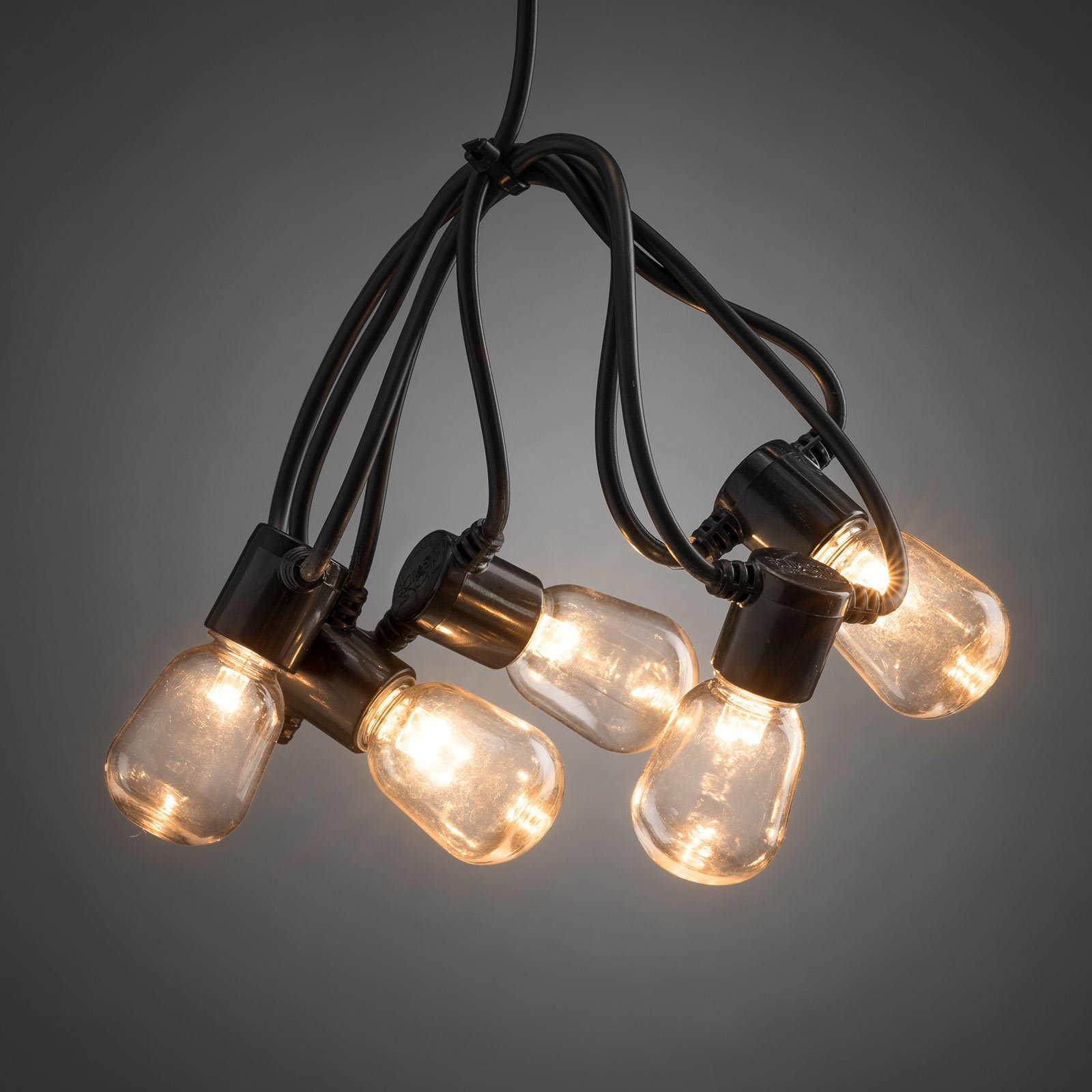 Guirnalda de luces cervecería 40 gotas ámbar claro