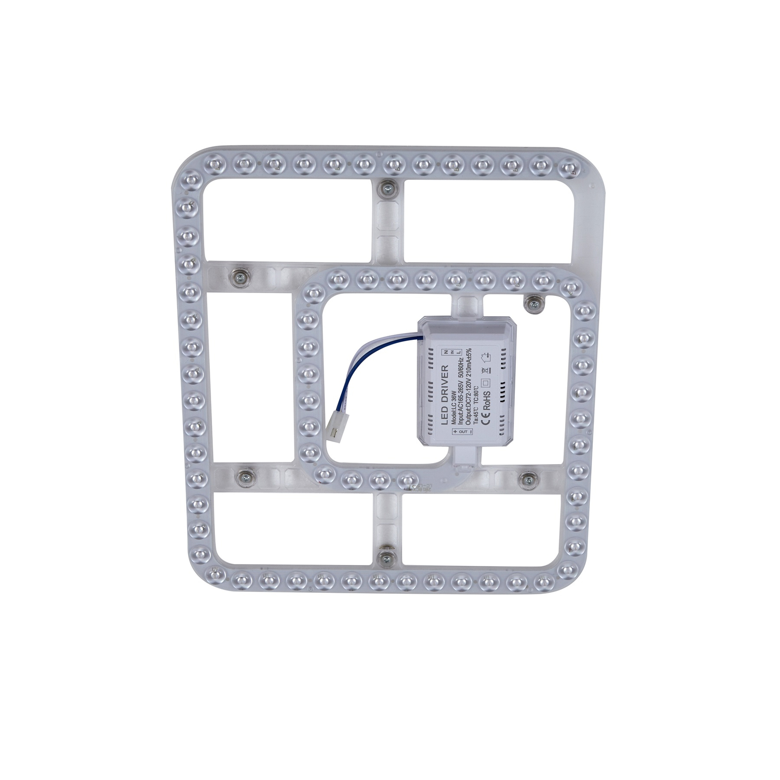 Lindby LED-takfläkt Oras, vit, DC, tyst, Ø 107 cm