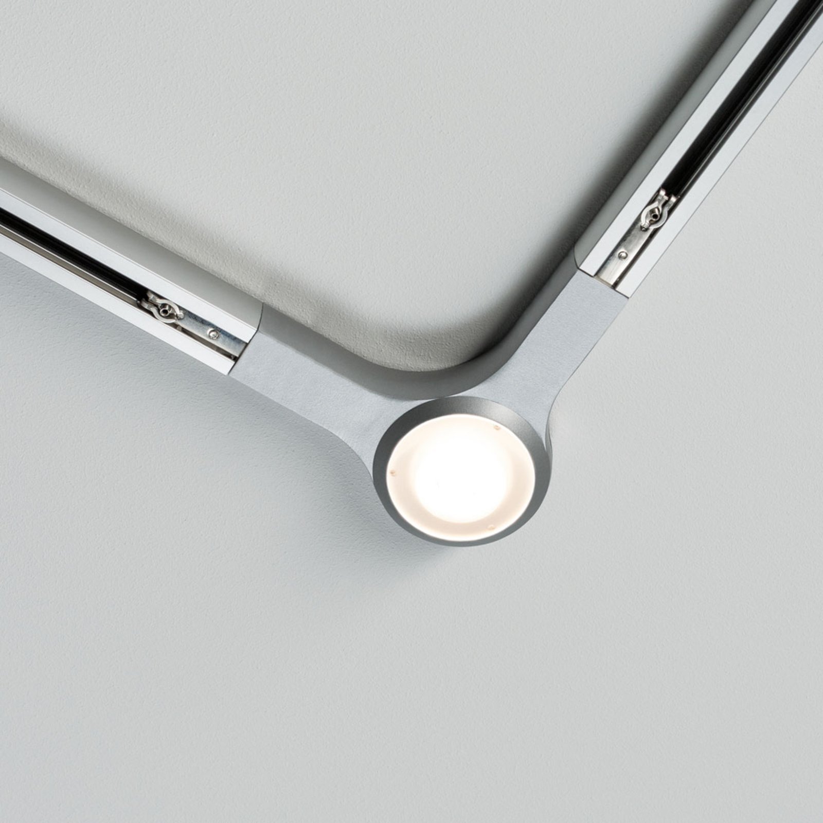 Paulmann URail LED L-Connector, chrom matowy