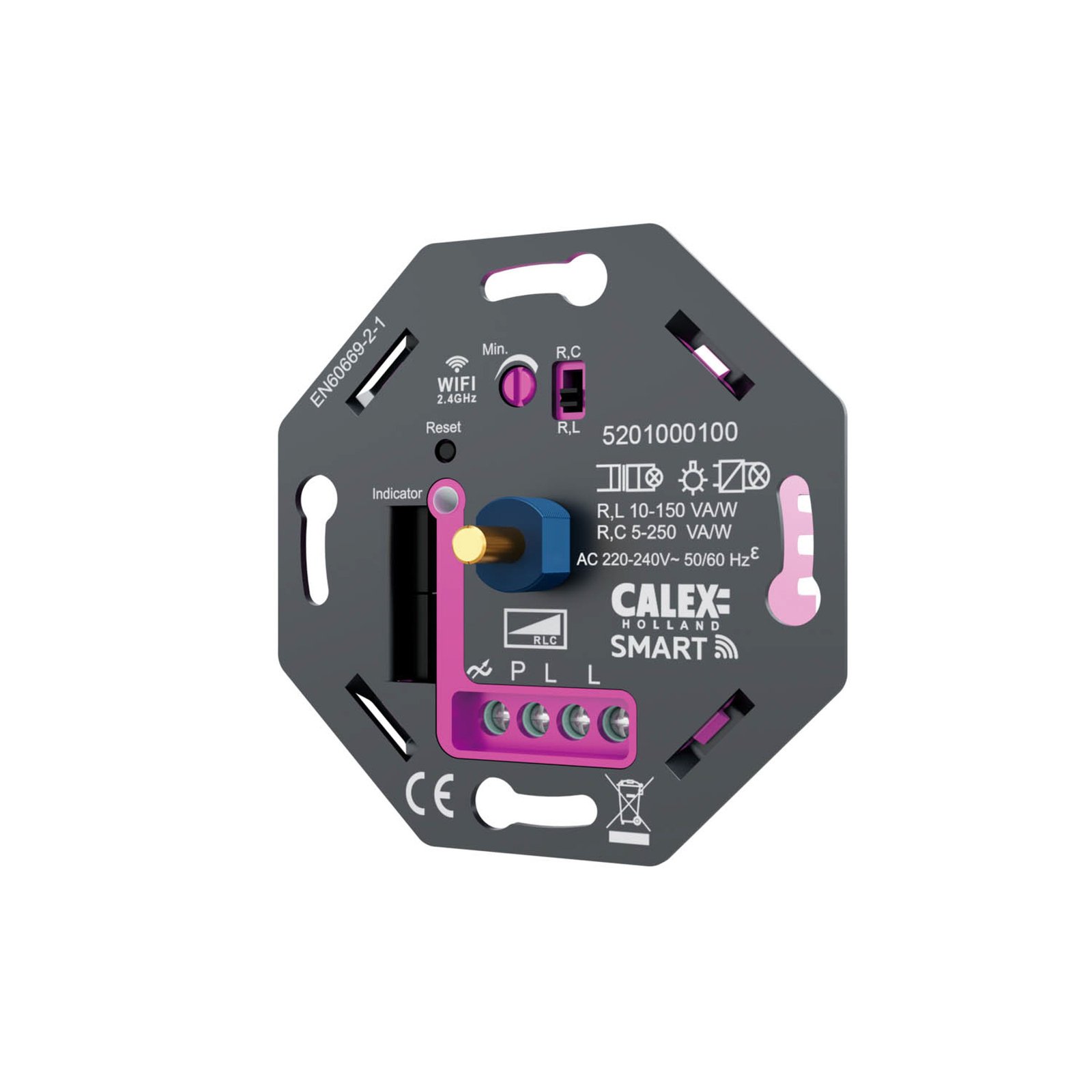 Calex Smart LED dimmer, χωνευτή τοποθέτηση