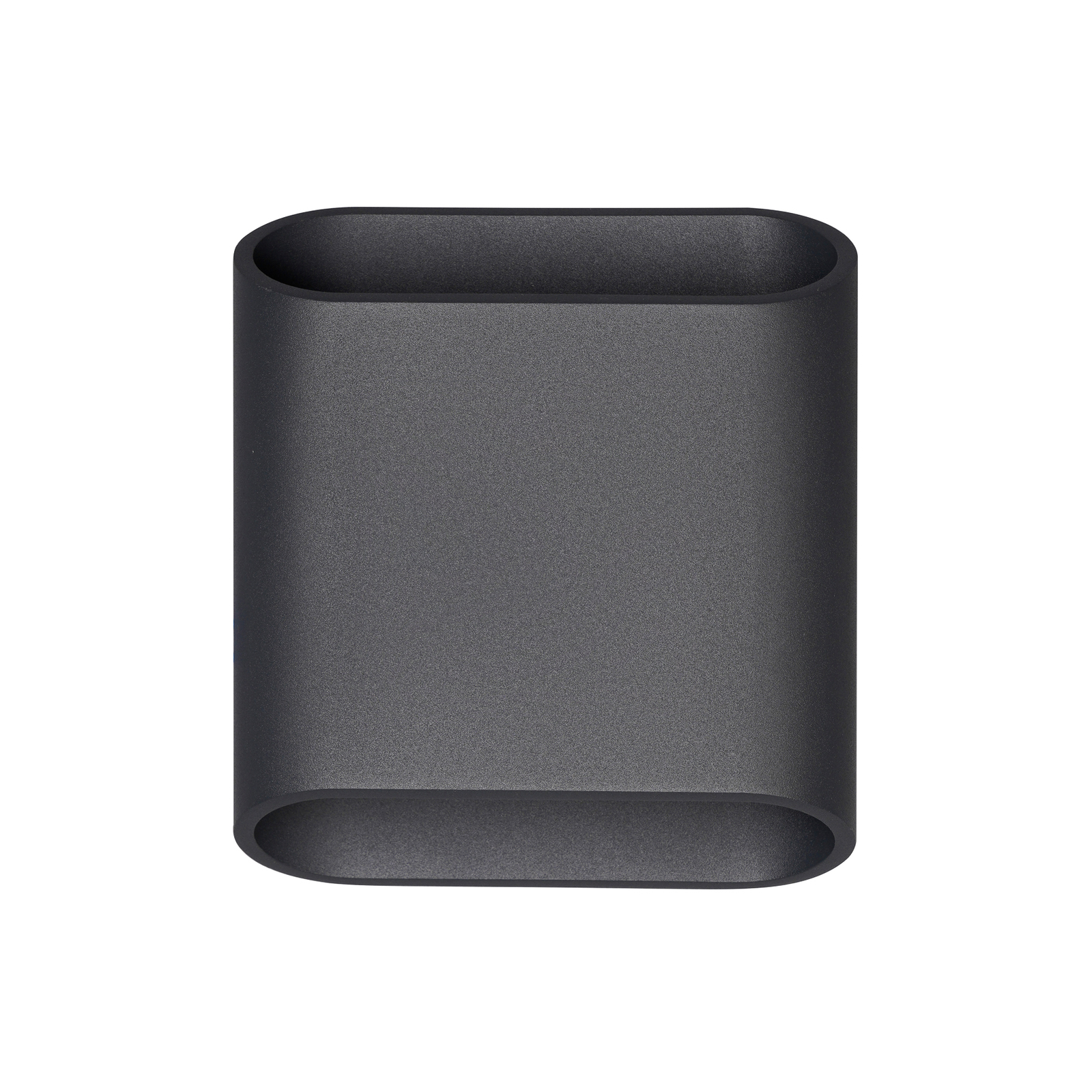 LED-utomhusvägglampa, grafit, upp & ner, CCT, dimbar, aluminium