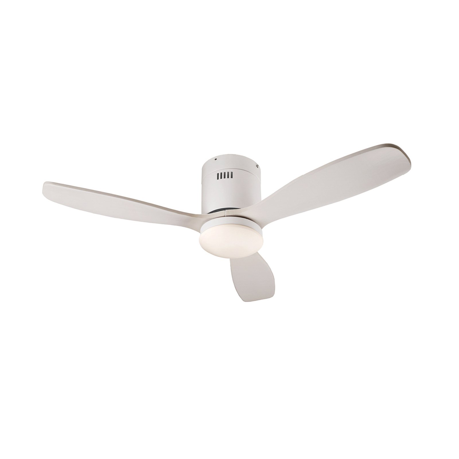 LED-Deckenventilator Siroco Mini, DC, leise, weiß, CCT