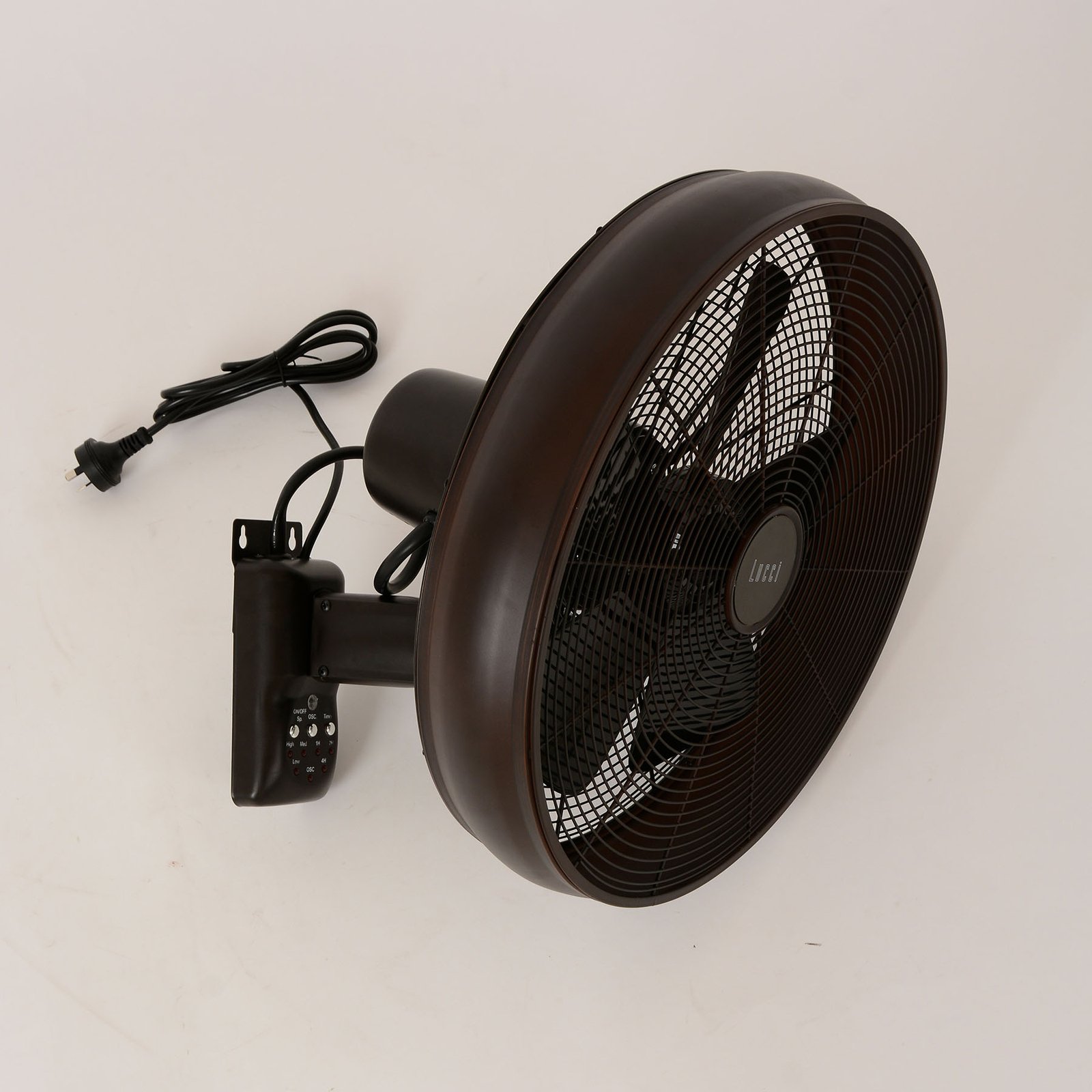 Ventilator de perete Beacon Breeze, negru, Ø 41 cm, silențios