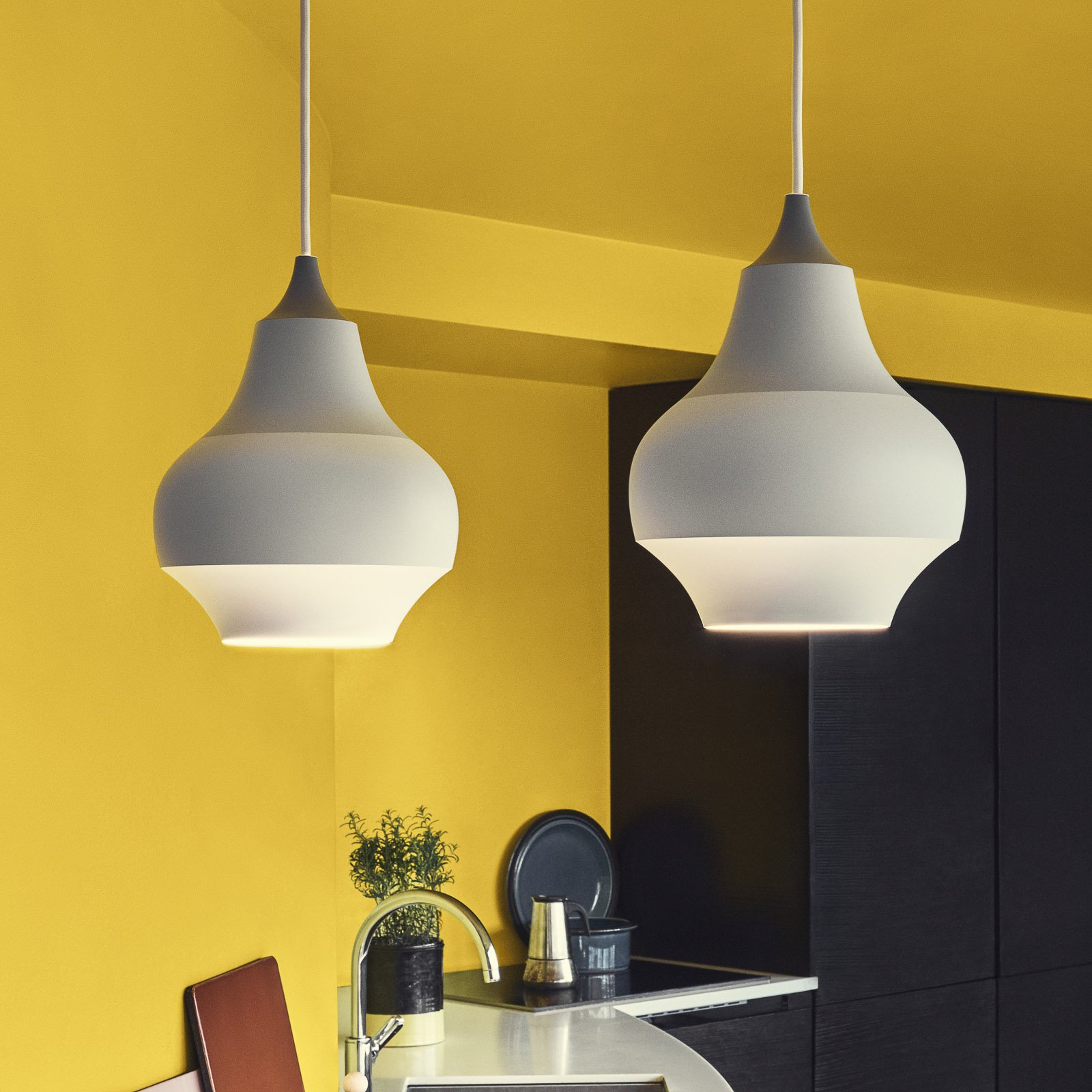 Louis Poulsen Cirque - grijze hanglamp, 22 cm