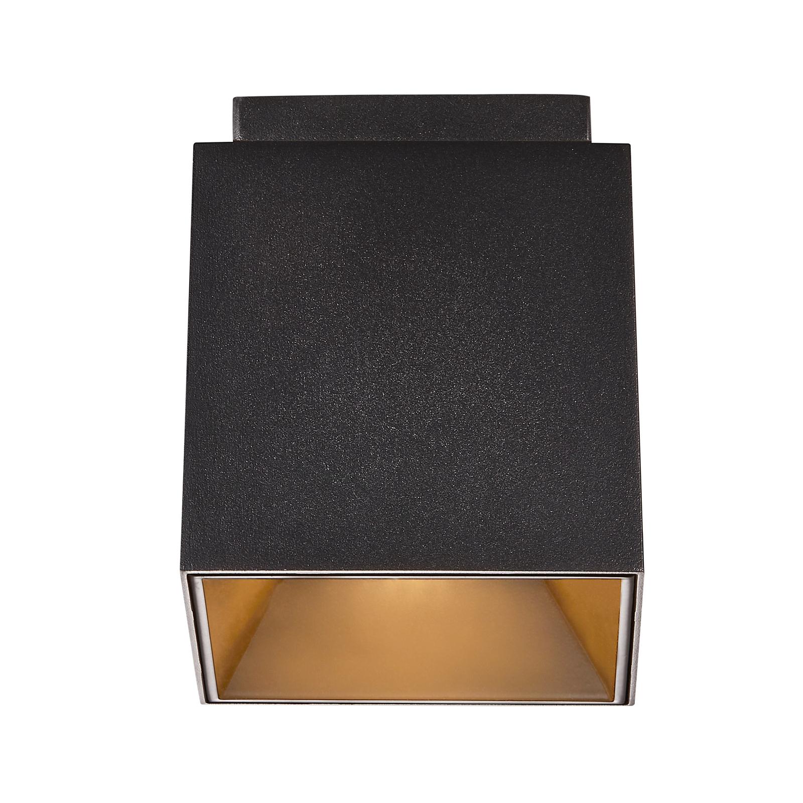 Plafondspot Ethan, 1-lamp, zwart