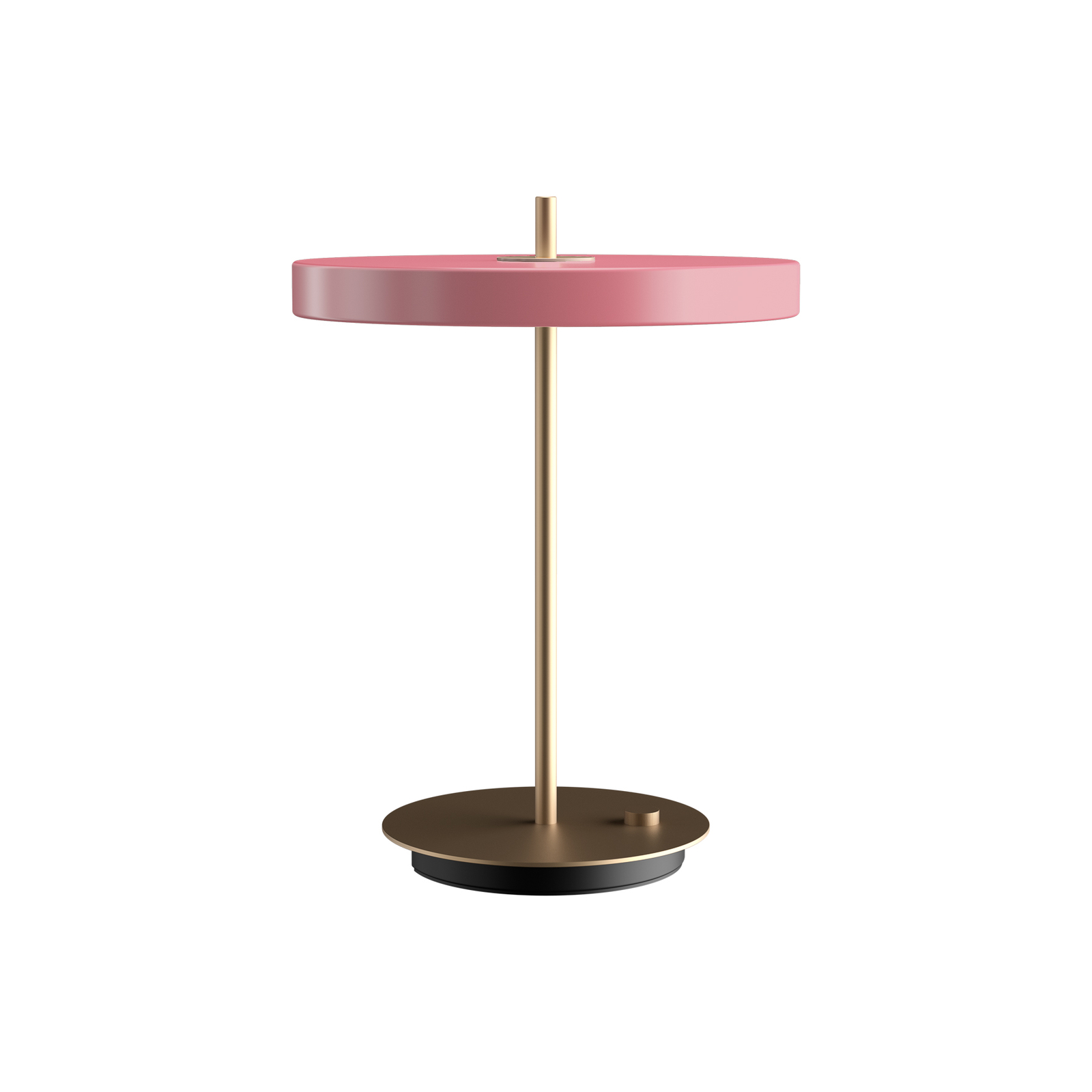 Namizna svetilka LED UMAGE Asteria Table, USB, vrtnica/medenina