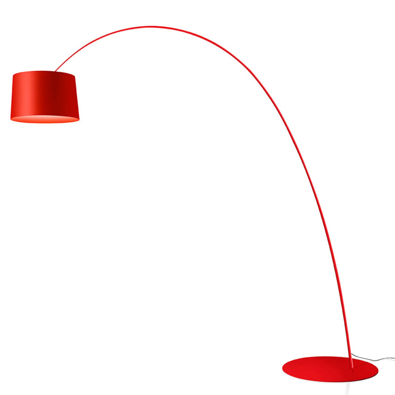 Foscarini Twiggy Elle lampa stojąca LED purpurowa