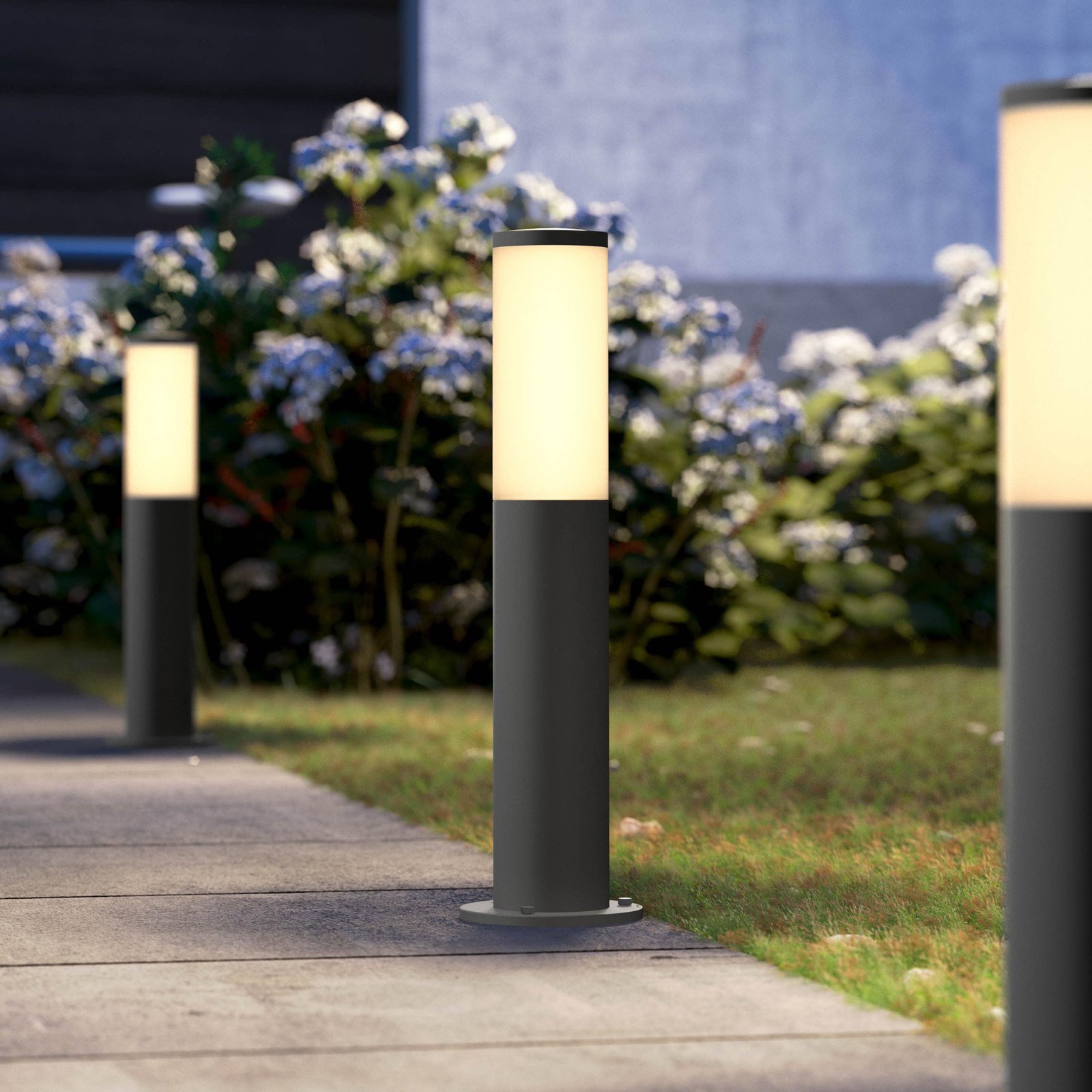 Philips Utrecht soklové světlo E27 antracit