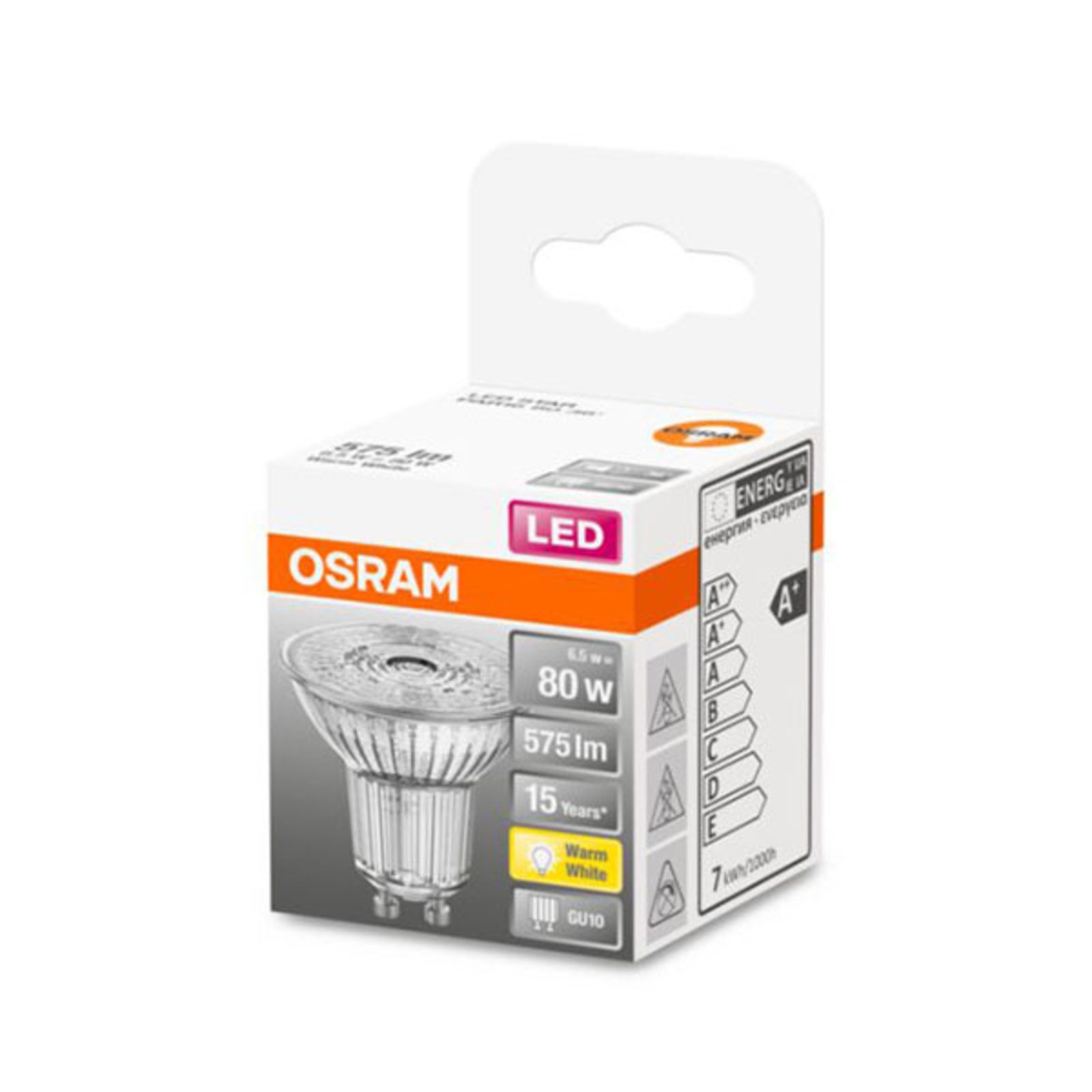 OSRAM LED рефлектор Star GU10 6,9W топло бял 36°