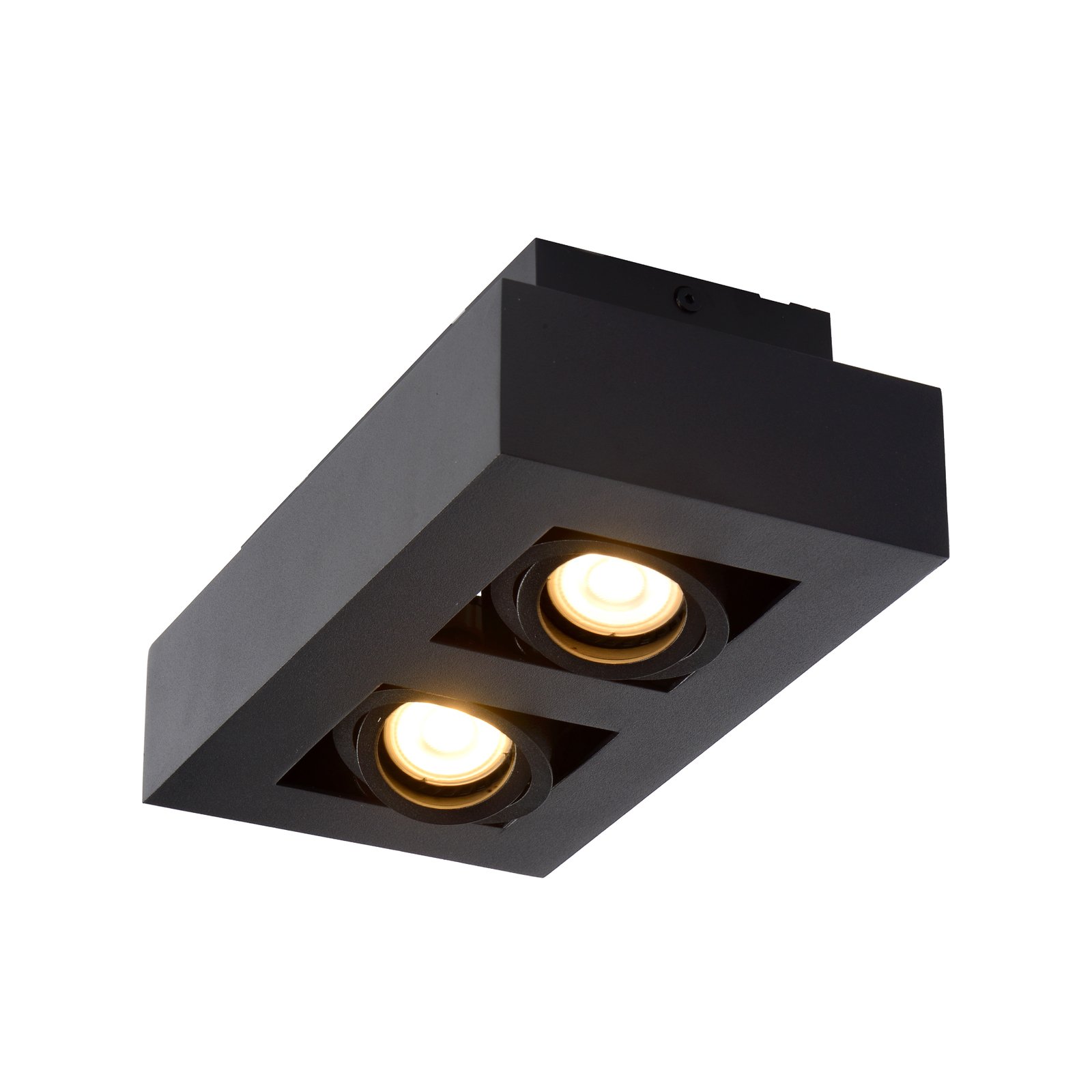 Deckenstrahler Xirax, zweiflammig, schwarz