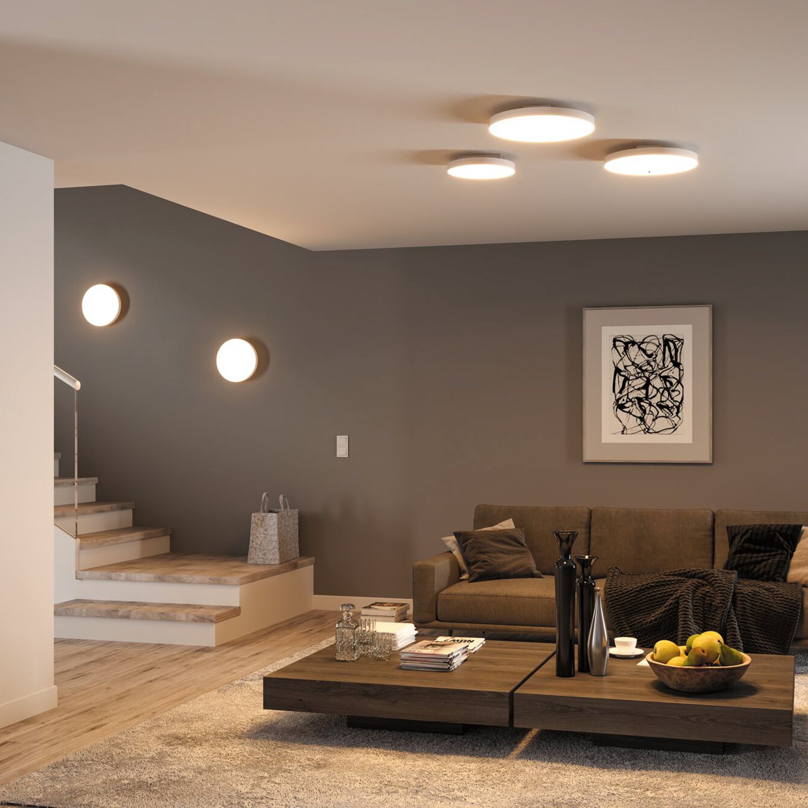 Paulmann Velora LED panel ZigBee RGBW kulatý Ø 30 cm