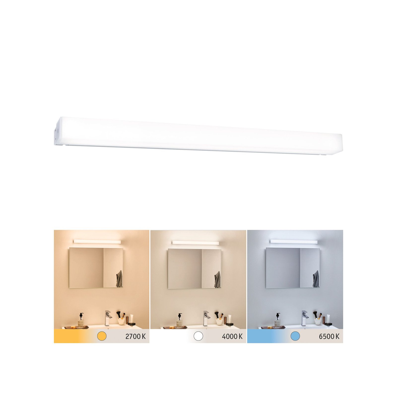 Paulmann HomeSpa Luno LED spoguļa gaisma, 60 cm