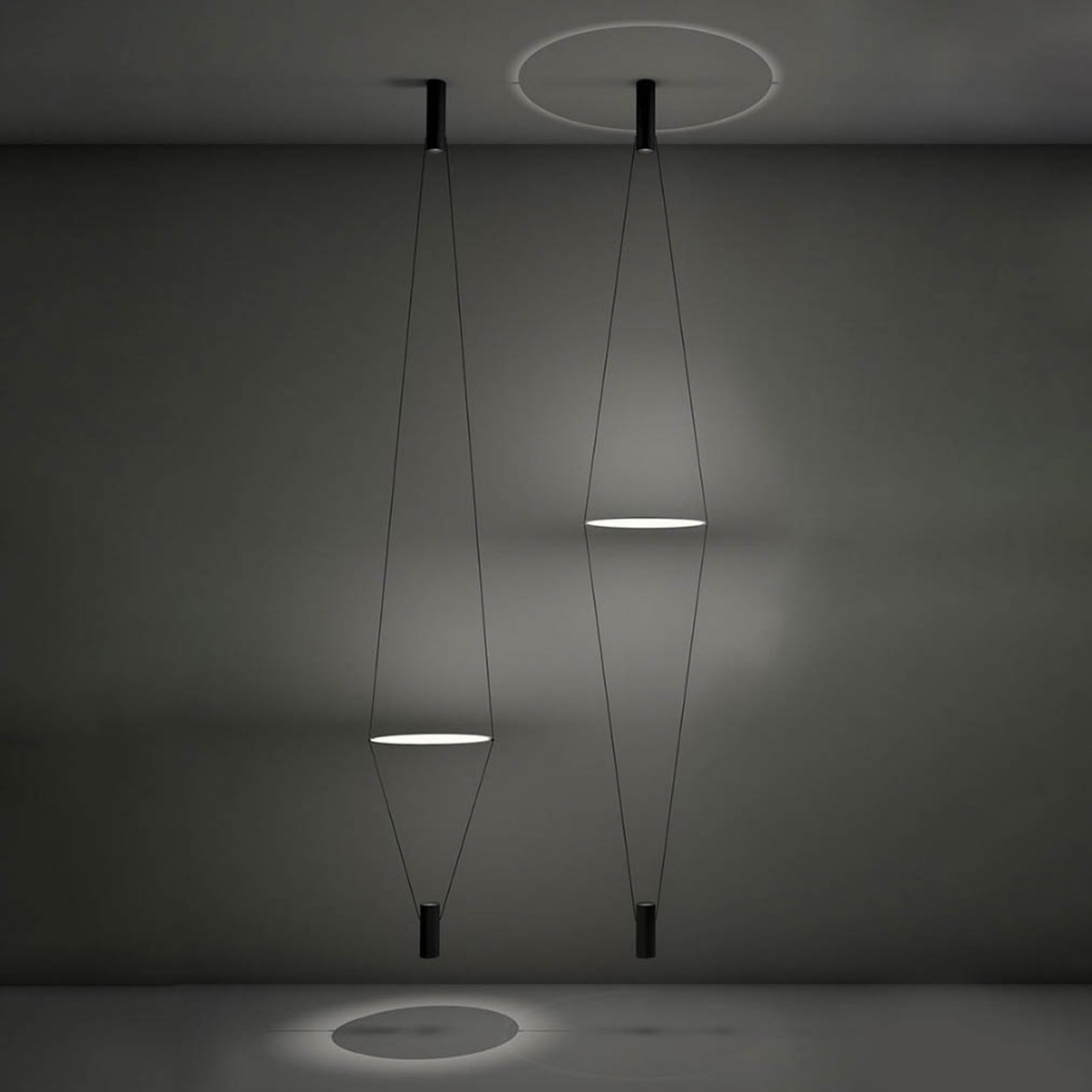 Martinelli Luce Coassiale lampa wisząca z kablem