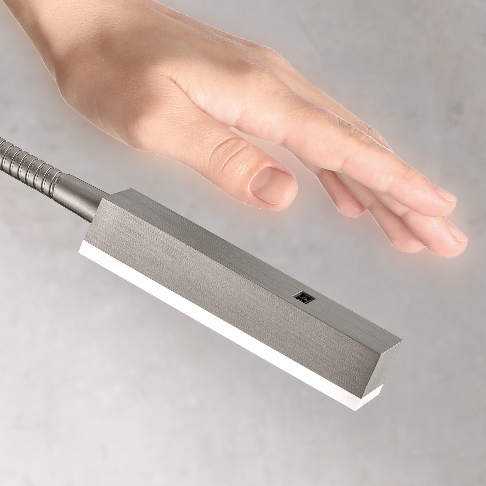 Kinkiet LED Raik sterowany gestami, aluminium