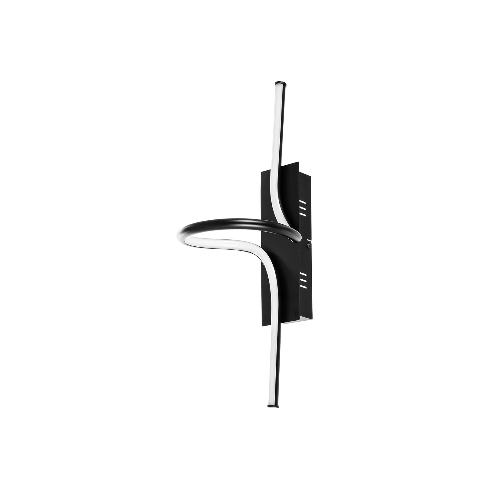 Lindby Divola aplique LED, stepdim, negro