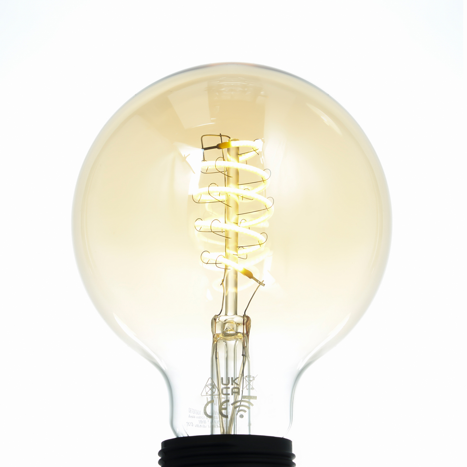 LUUMR Smart LED-Leuchtmittel G95 E27 amber 4,9W Tuya WLAN