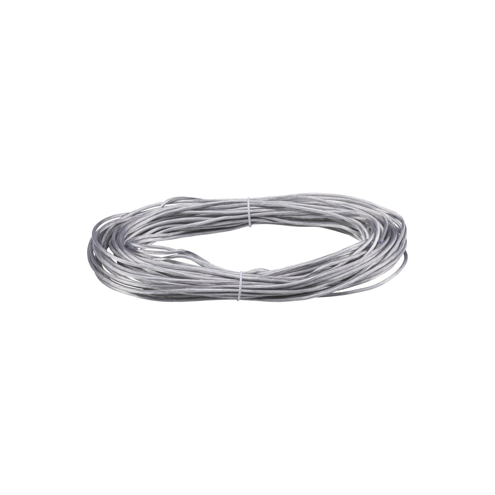 Cable de tracción Paulmann CorDuo, 20 m, transparente, iluminación sobre cable