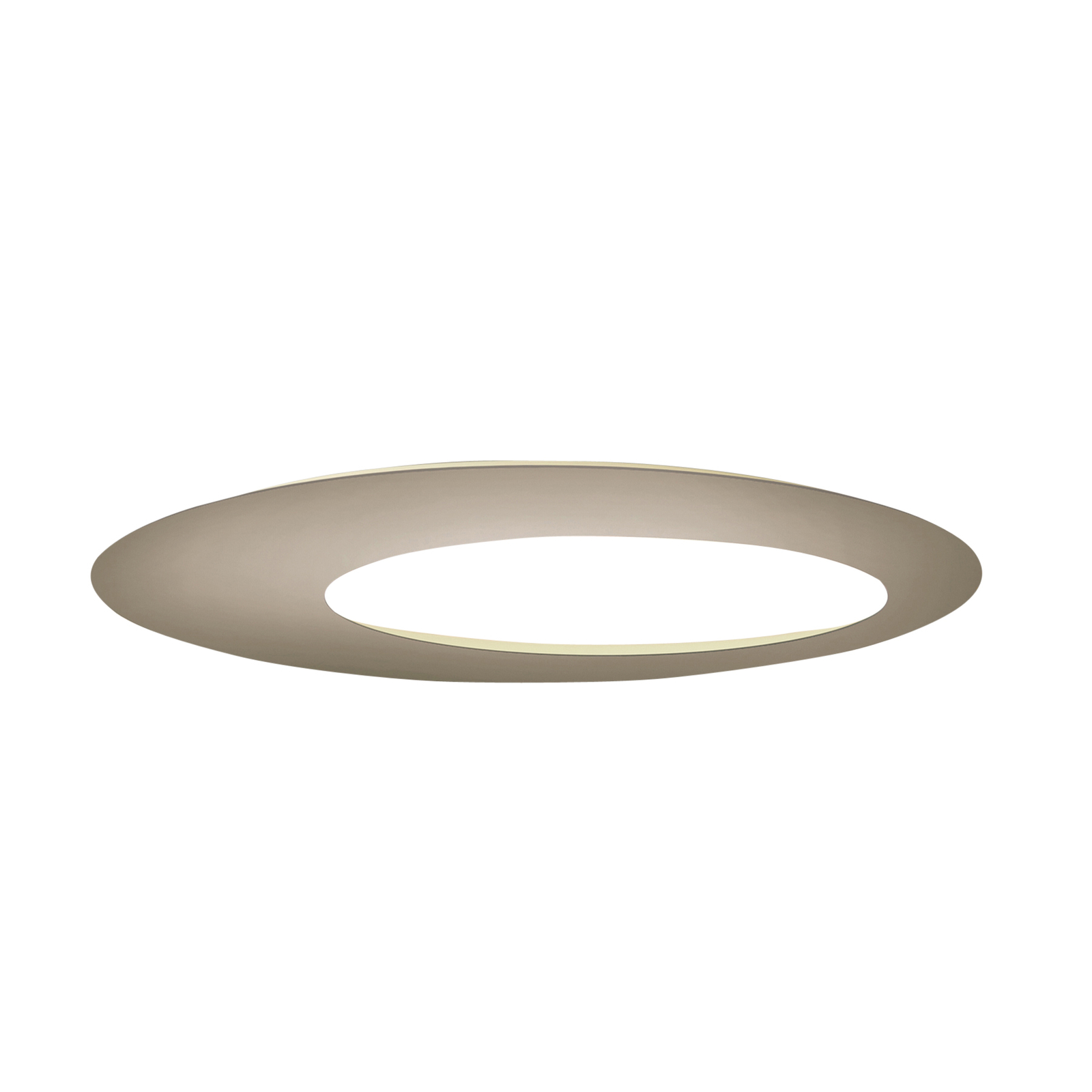 Escale Blade Open LED-væglampe taupe Ø 95 cm