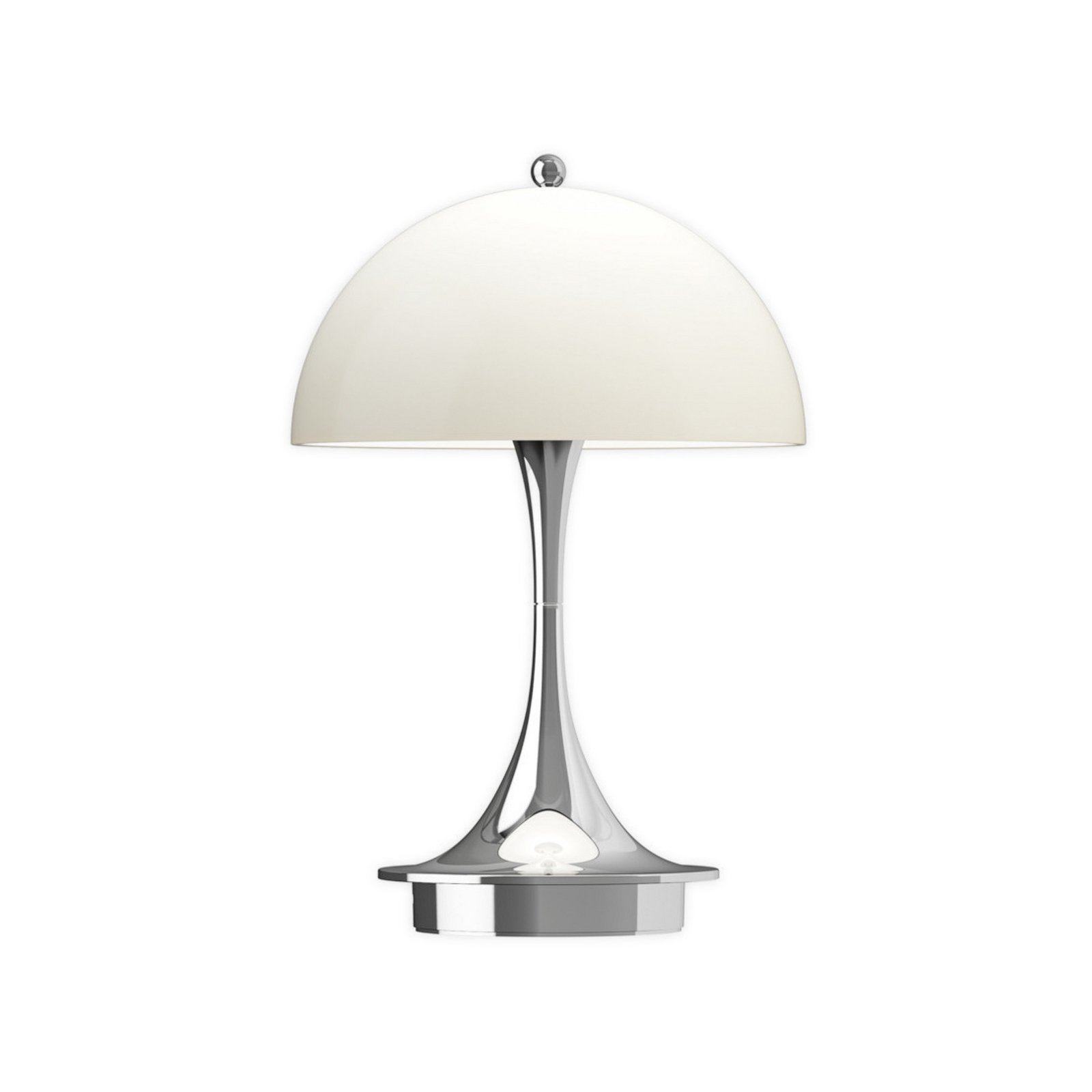 Louis Poulsen Panthella Portable 160 V3, opaalchroom/beige