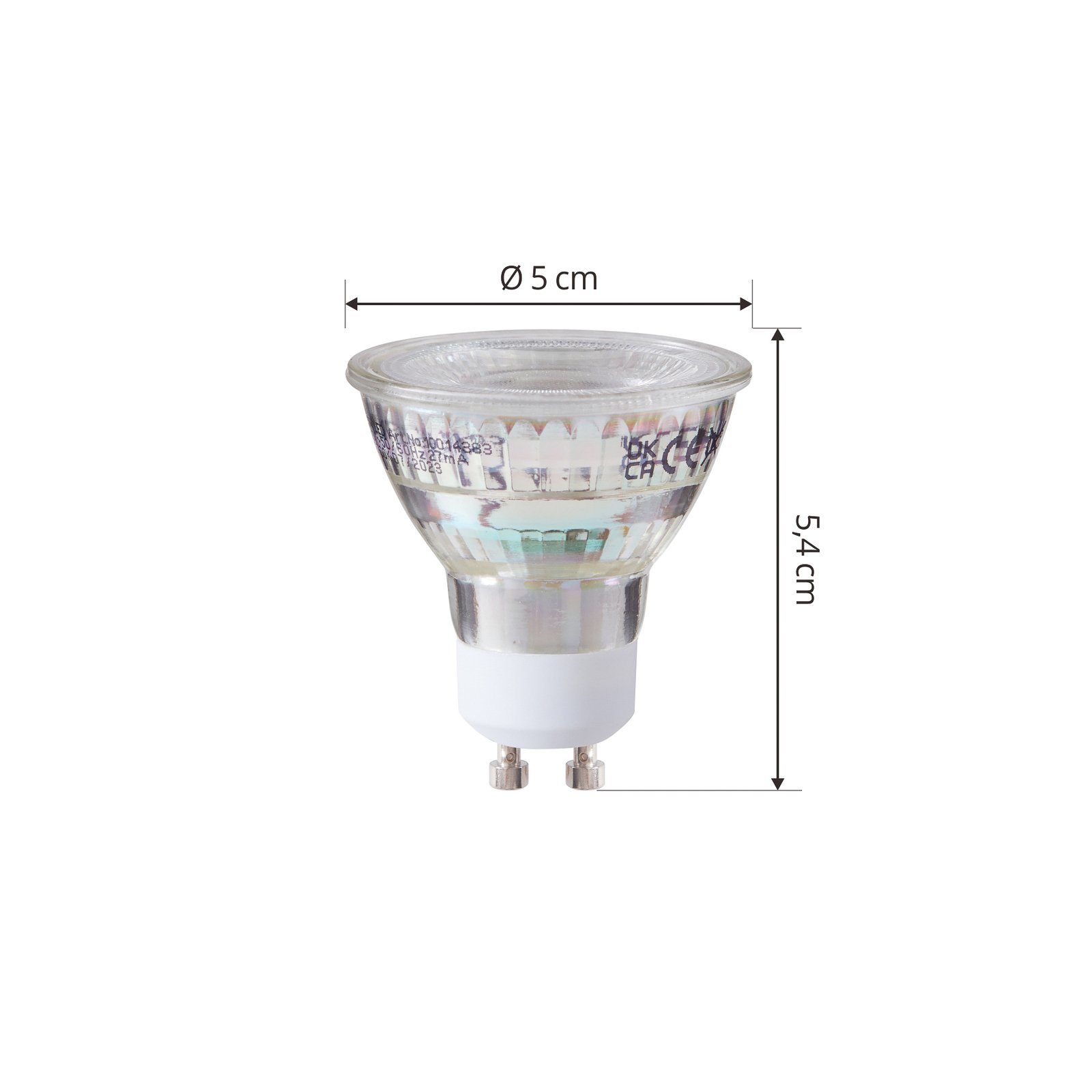 Ampoule LED Arcchio GU10 PAR16 2,5W claire 2.700 K 450 lm