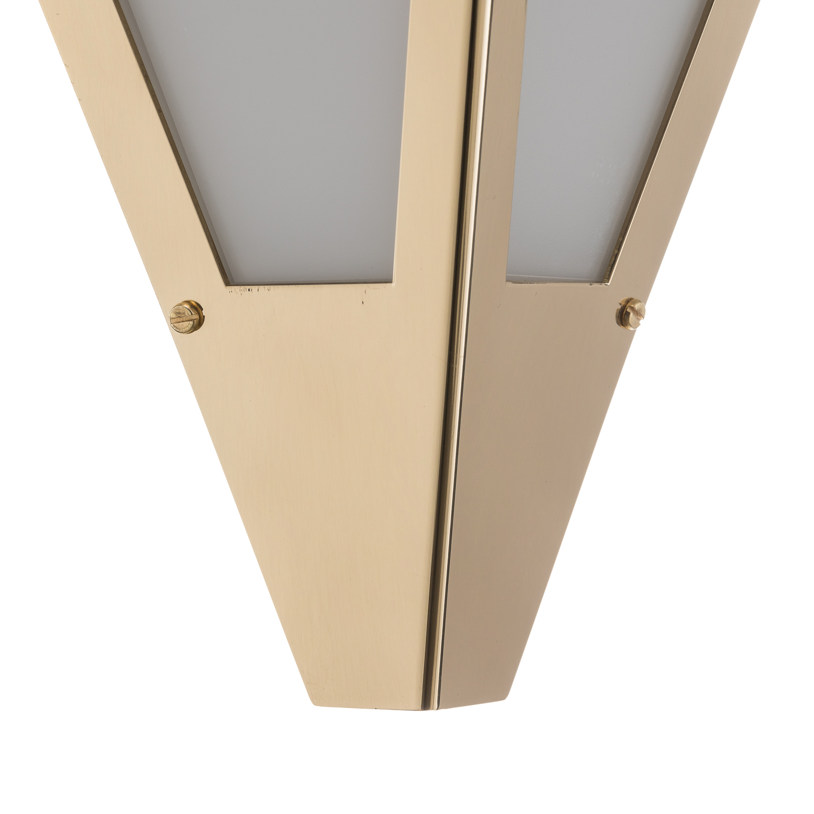Art Deco-vegglampe fra 1980 messing