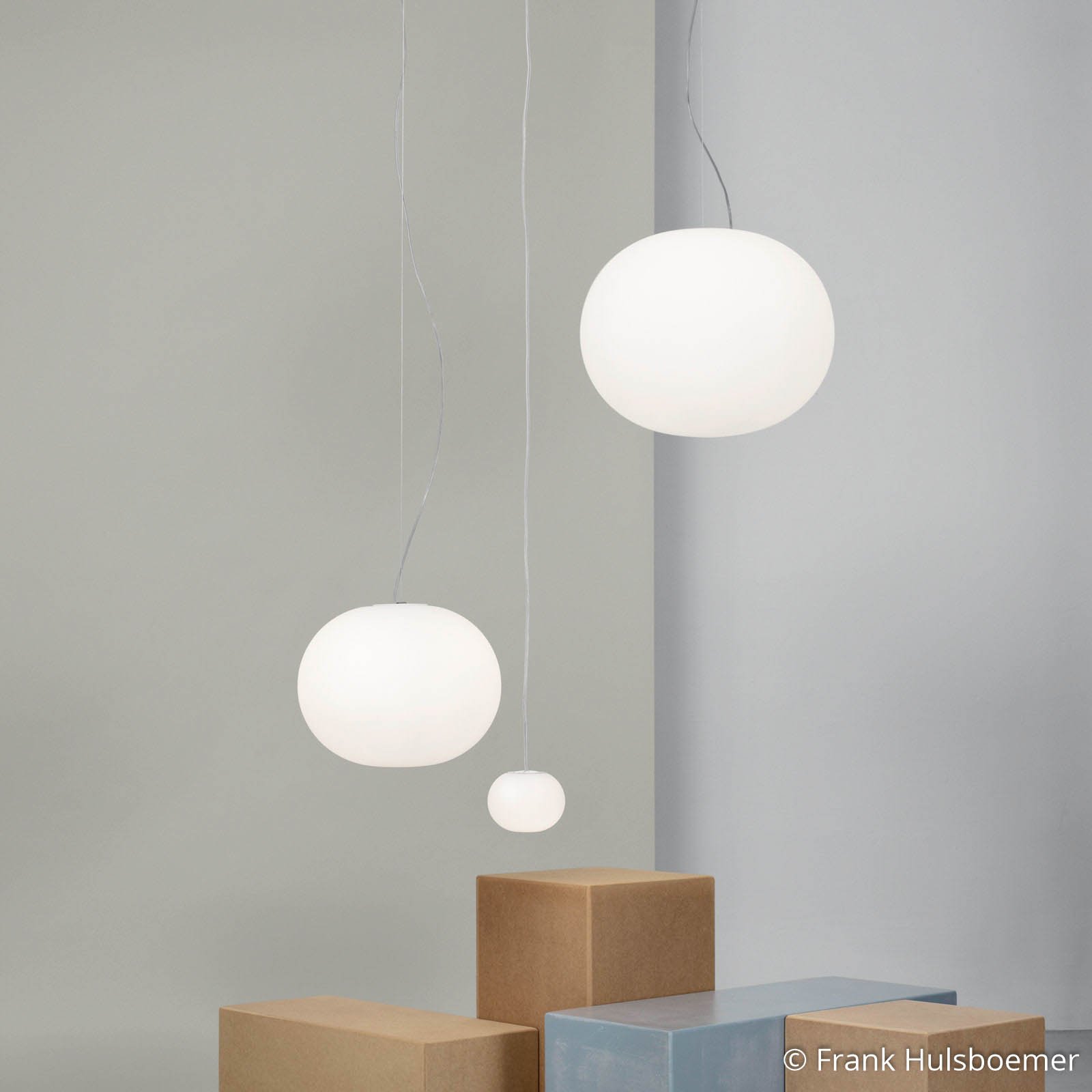 FLOS Glo-Ball - sfärisk hänglampa 45 cm