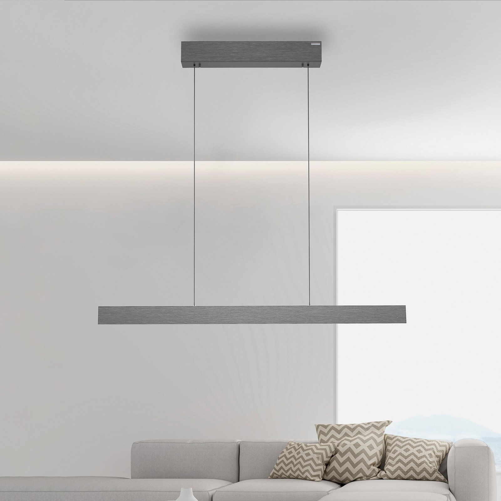 PURE E-Motion suspendată LED liniară CCT, gri