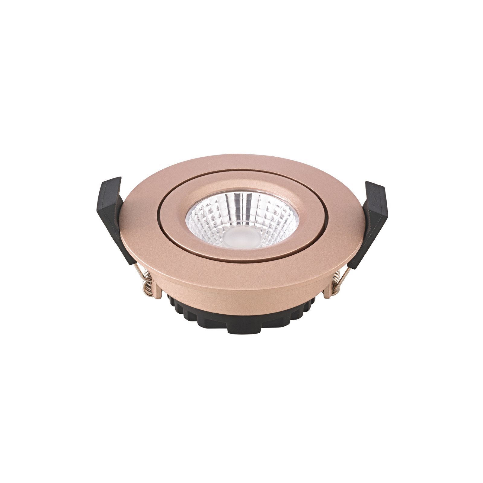 LED mennyezetbe süllyesztett spot Diled, Ø 8,5 cm, 6 W, 3000 K, rózsaszínű