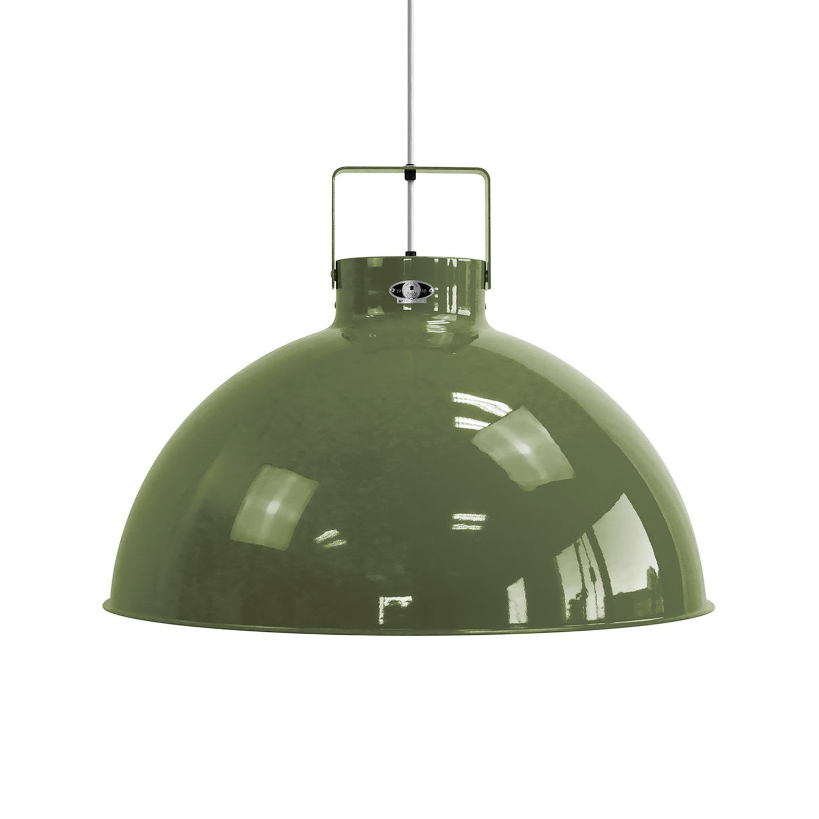 Jieldé Dante D675 hänglampa, olivgrön, Ø 67,5 cm