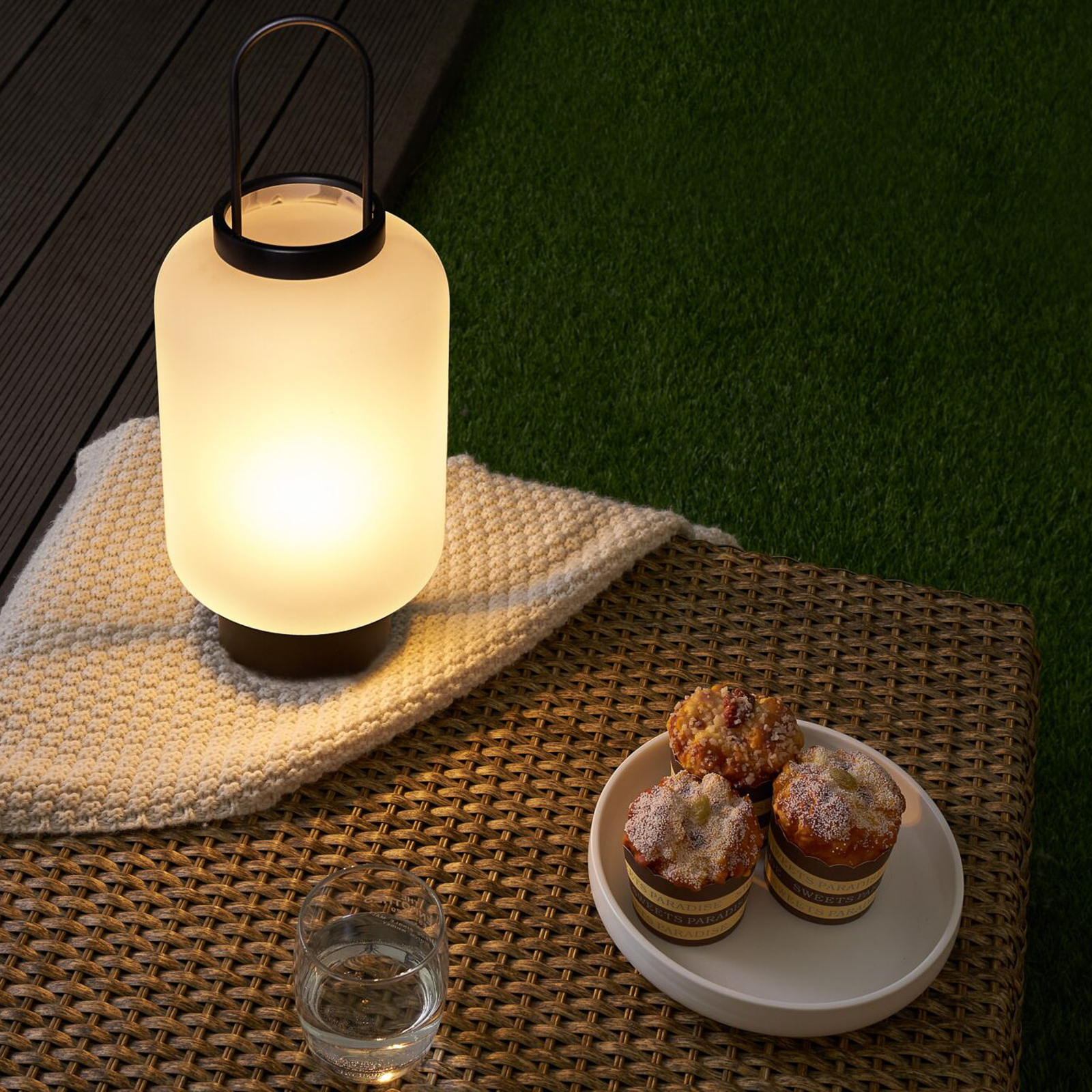Pauleen Mobile Laterne Glow, Timer-Funktion, IP44