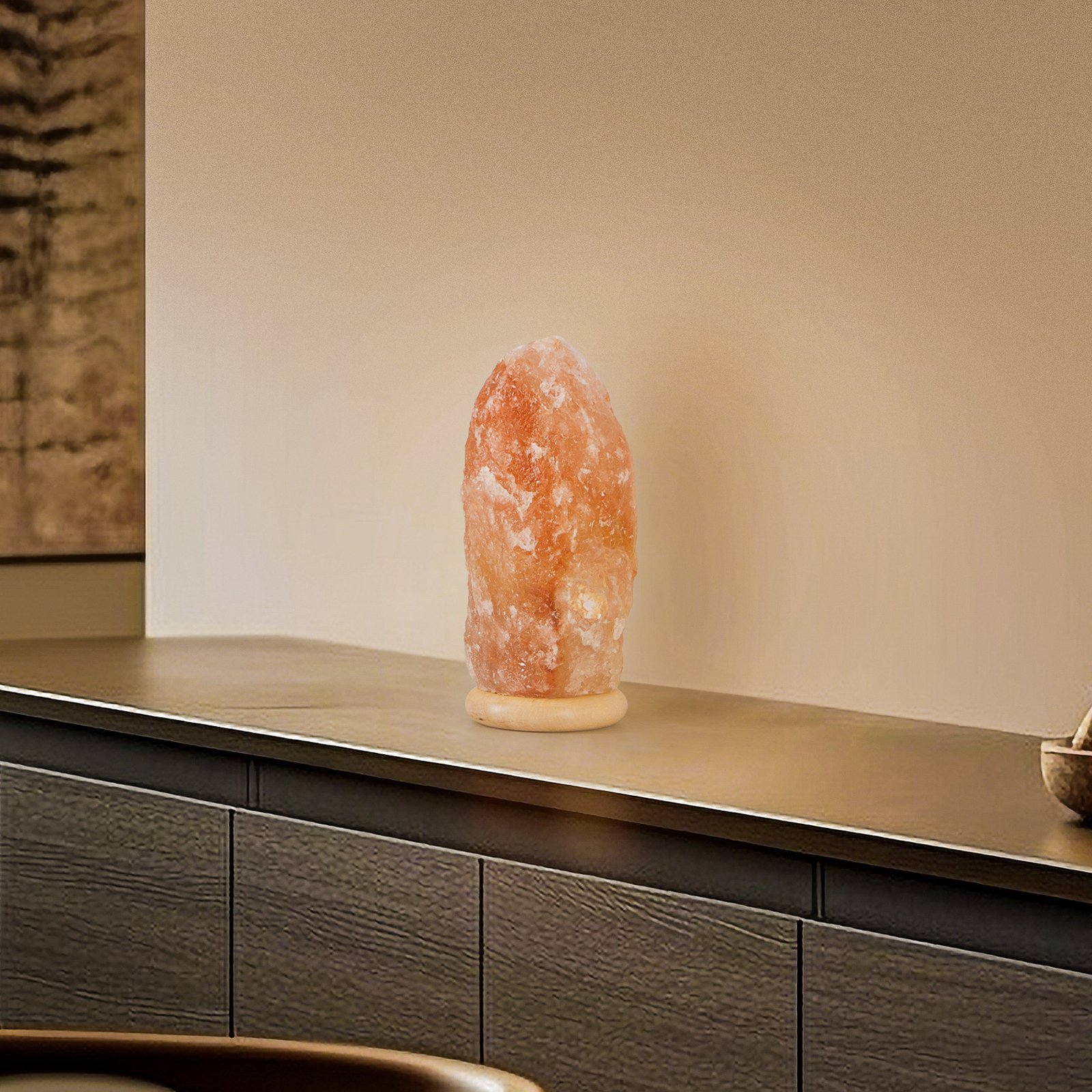 Envostar Harmony lampada di sale base naturale 30-35 cm
