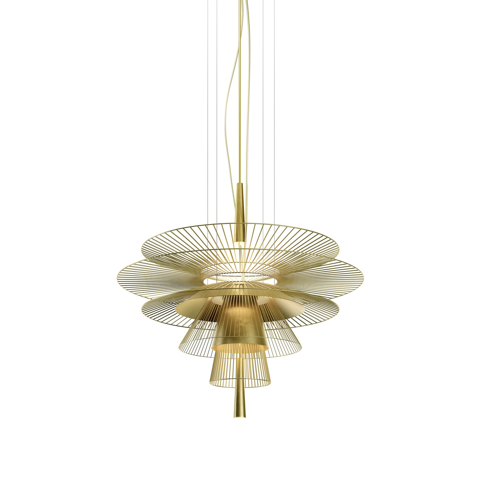 Forestier Gravity 1 hængelampe Ø86cm creme